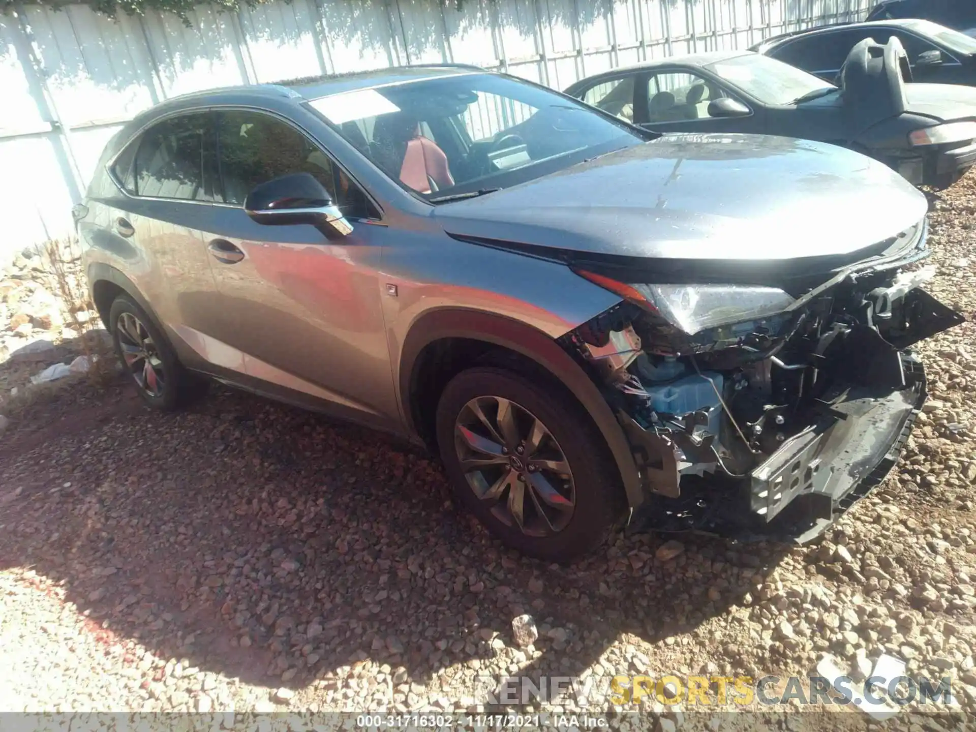 1 Photograph of a damaged car JTJYARBZ2K2128440 LEXUS NX 2019