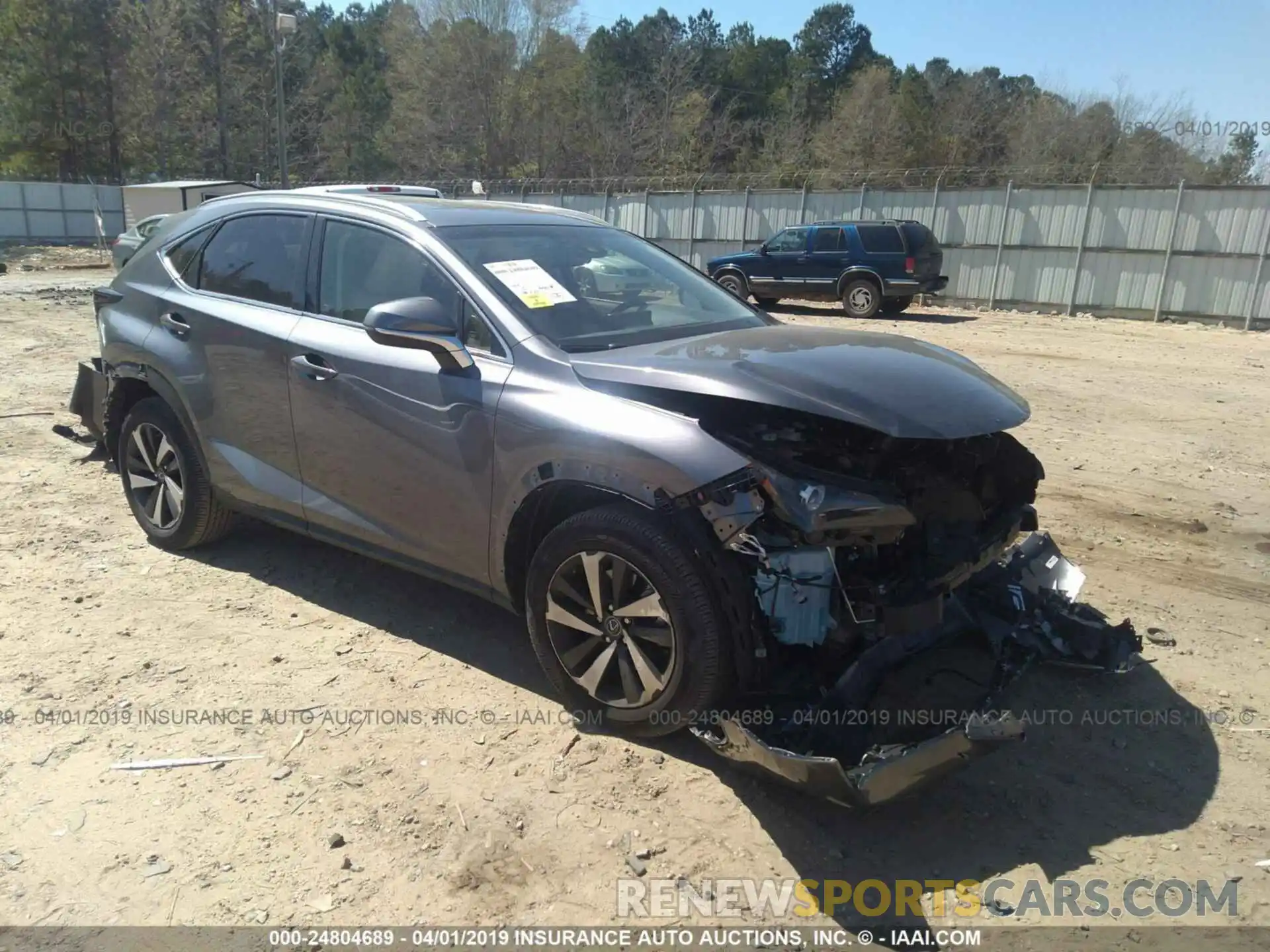 1 Photograph of a damaged car JTJYARBZ2K2129216 LEXUS NX 2019