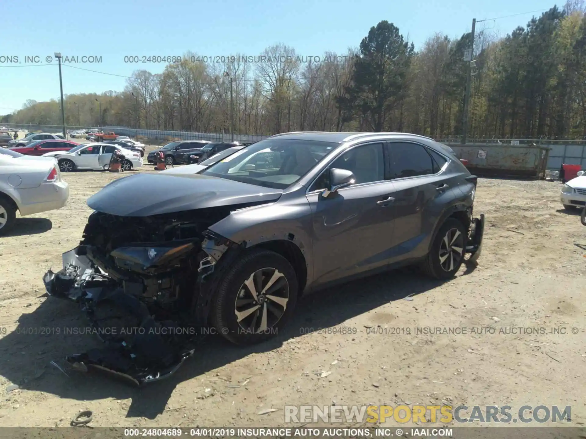 2 Photograph of a damaged car JTJYARBZ2K2129216 LEXUS NX 2019