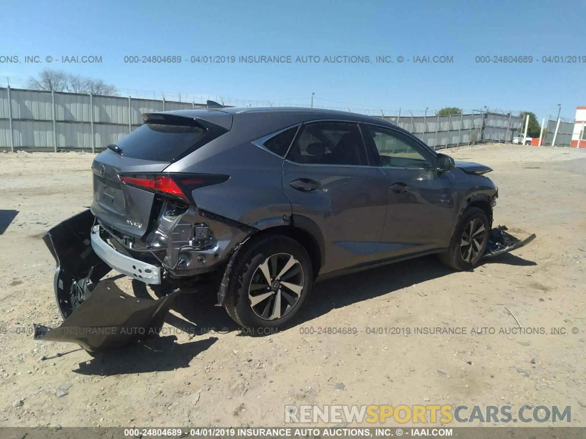 4 Photograph of a damaged car JTJYARBZ2K2129216 LEXUS NX 2019