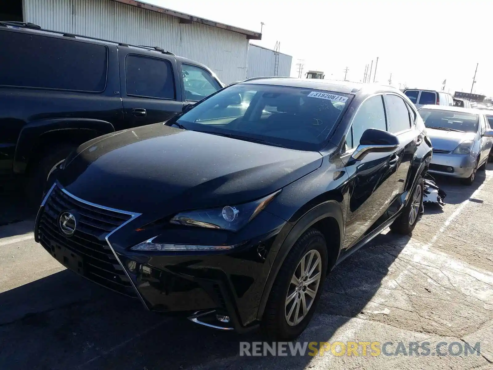 2 Photograph of a damaged car JTJYARBZ2K2130222 LEXUS NX 2019