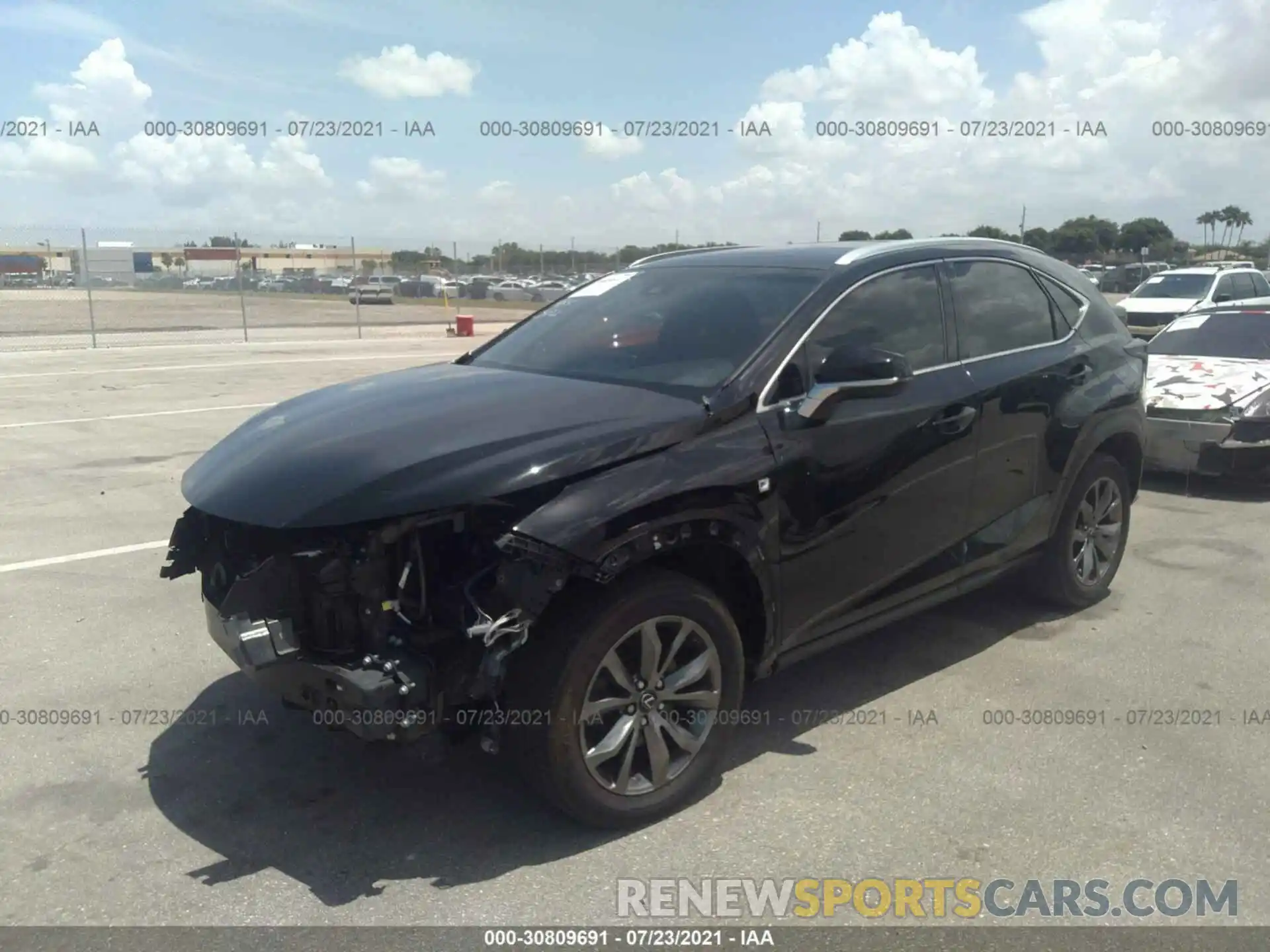 2 Photograph of a damaged car JTJYARBZ2K2131984 LEXUS NX 2019