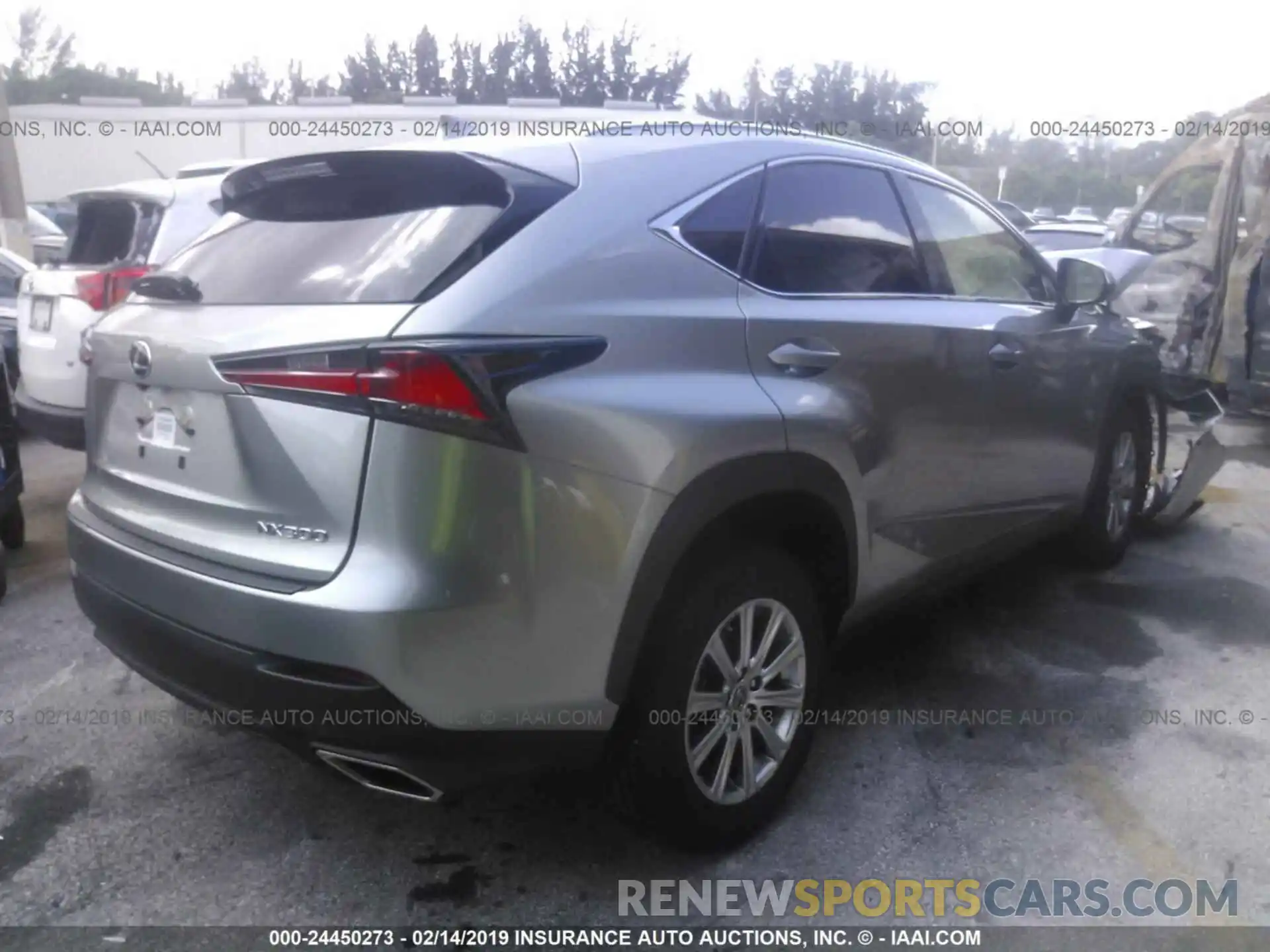 4 Фотография поврежденного автомобиля JTJYARBZ2K2133685 LEXUS NX 2019