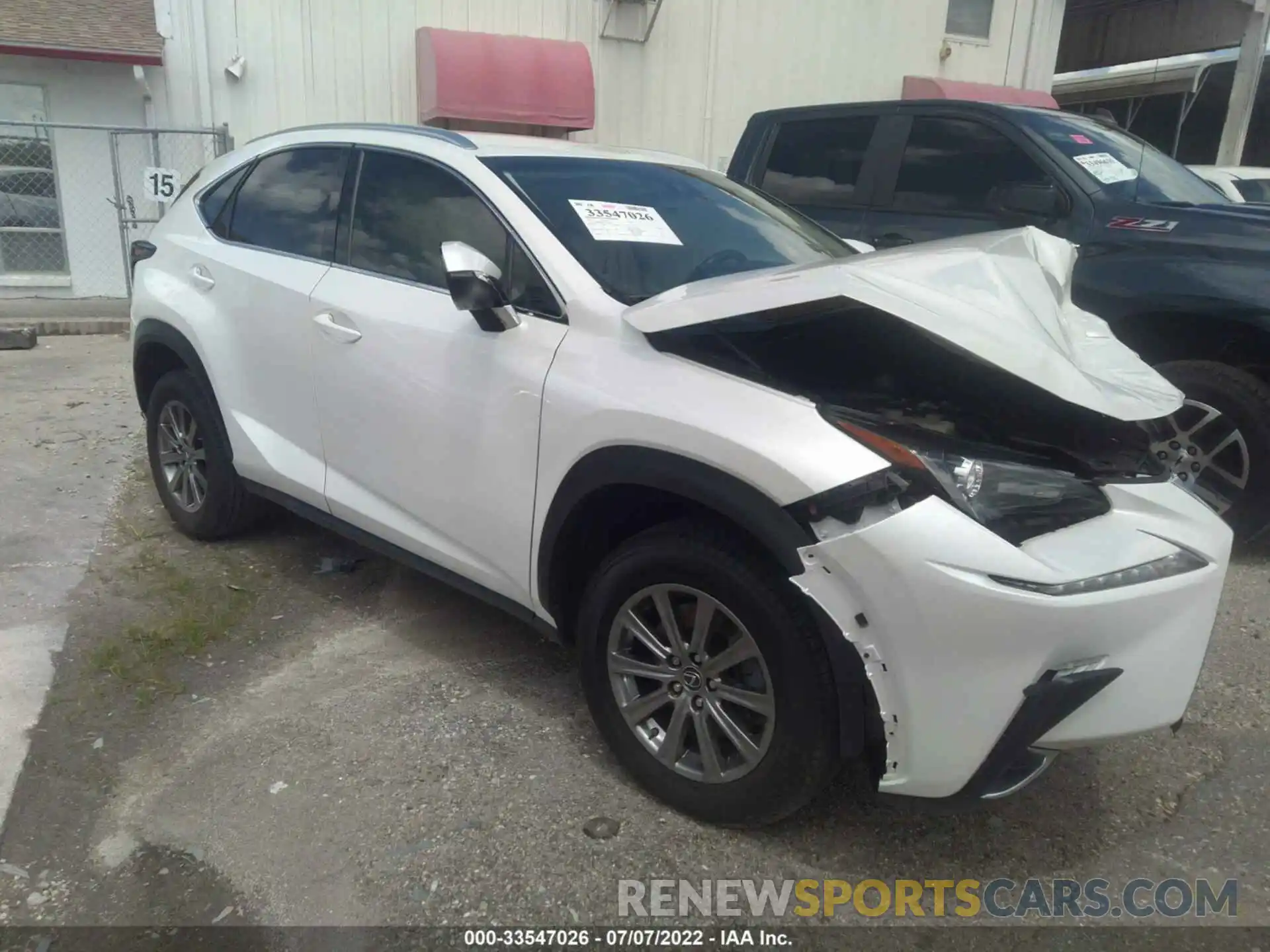 1 Photograph of a damaged car JTJYARBZ2K2133833 LEXUS NX 2019