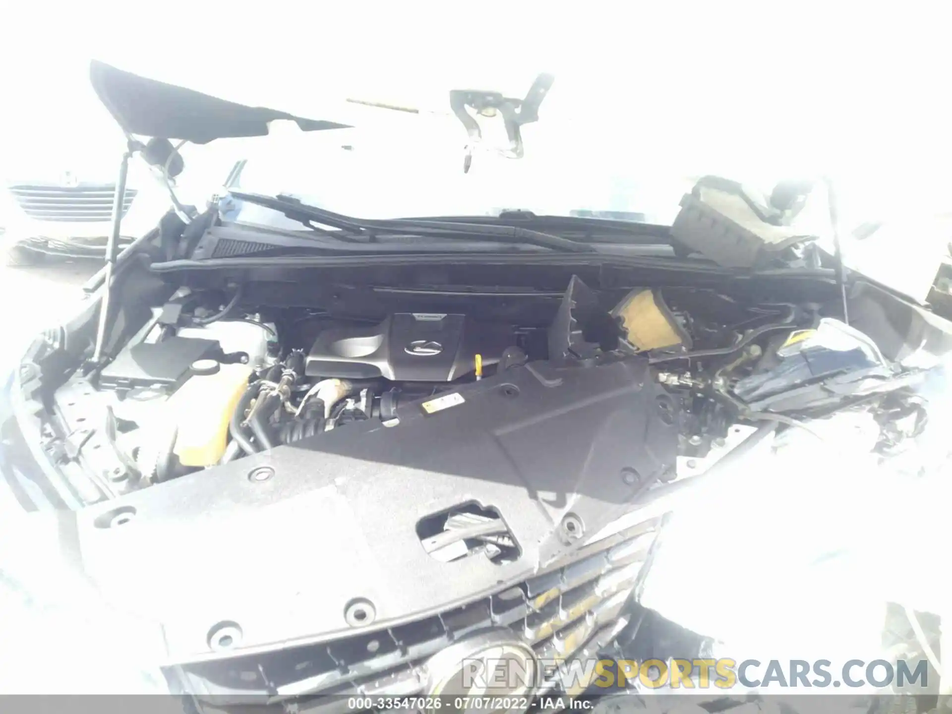 10 Photograph of a damaged car JTJYARBZ2K2133833 LEXUS NX 2019