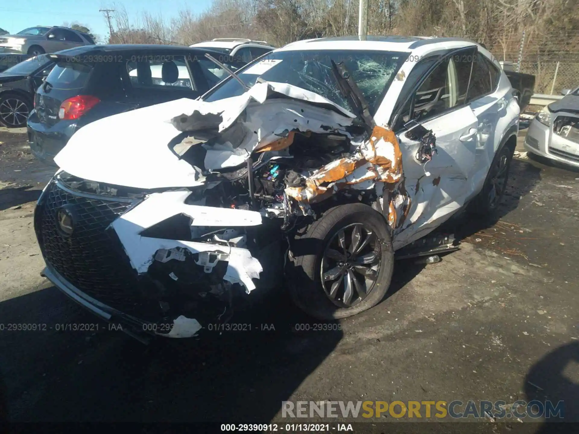 2 Photograph of a damaged car JTJYARBZ2K2134108 LEXUS NX 2019