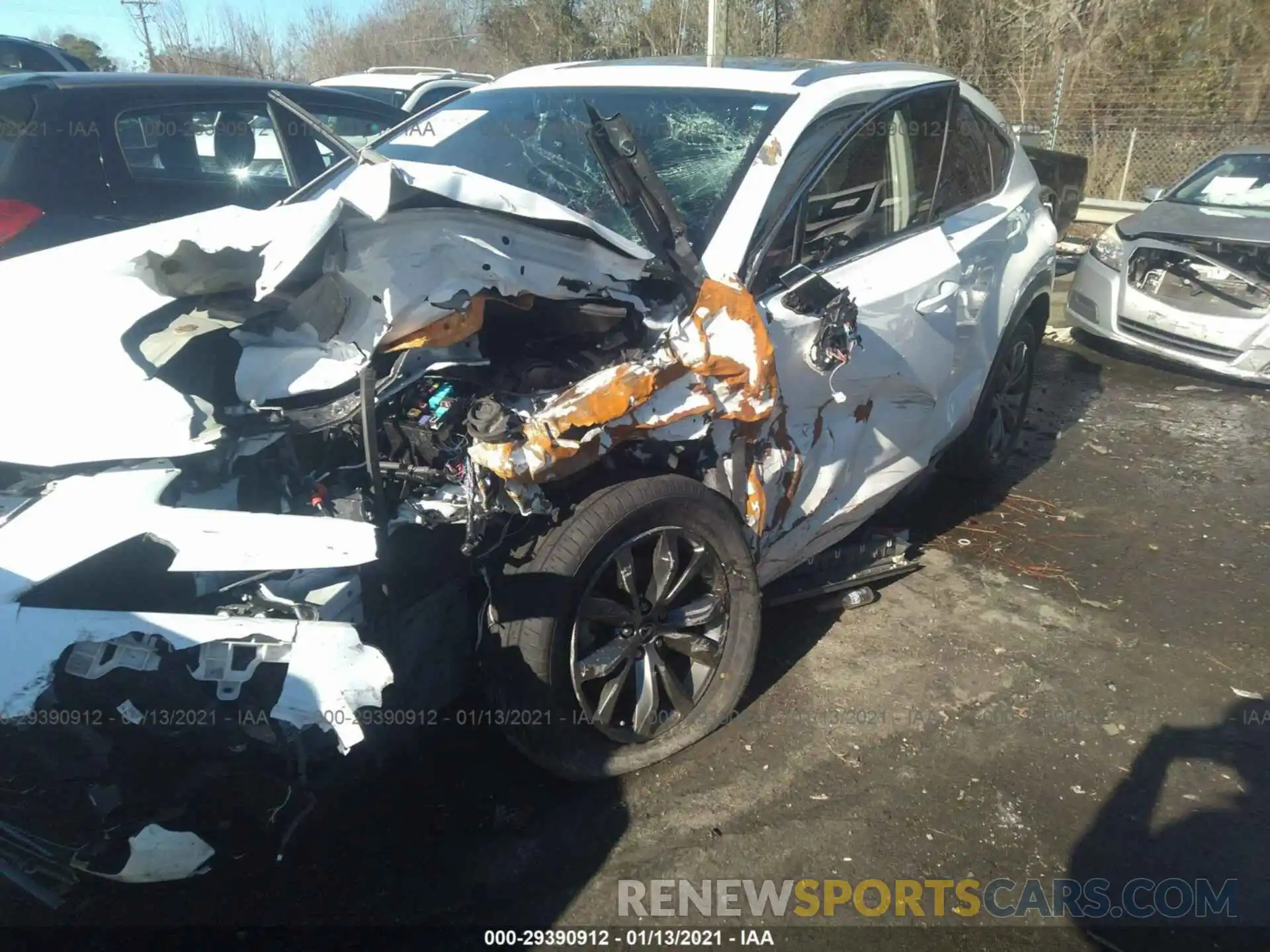 6 Фотография поврежденного автомобиля JTJYARBZ2K2134108 LEXUS NX 2019