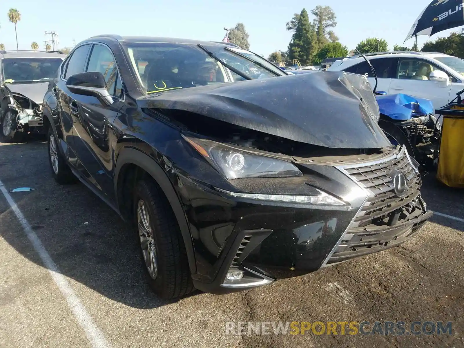 1 Photograph of a damaged car JTJYARBZ2K2134786 LEXUS NX 2019