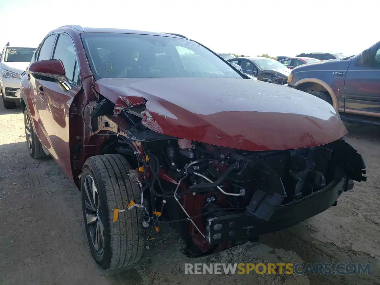 1 Photograph of a damaged car JTJYARBZ2K2134867 LEXUS NX 2019