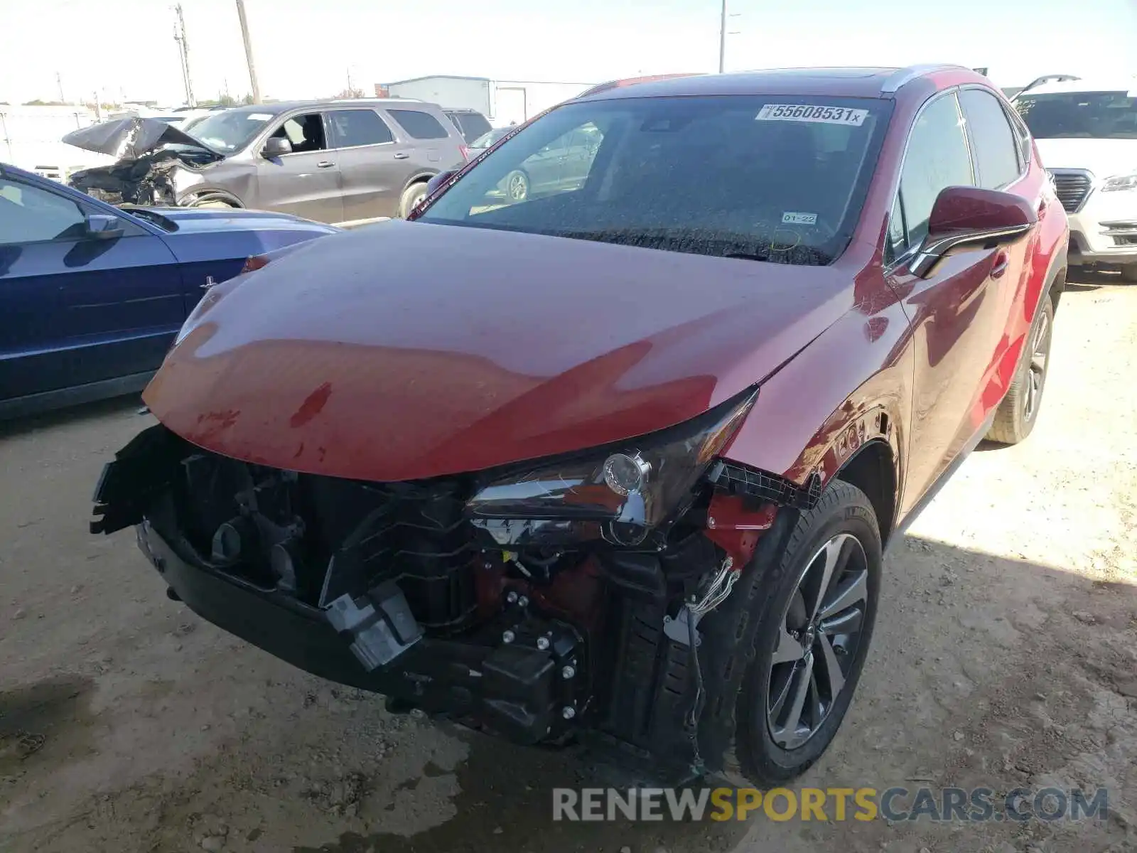 2 Photograph of a damaged car JTJYARBZ2K2134867 LEXUS NX 2019