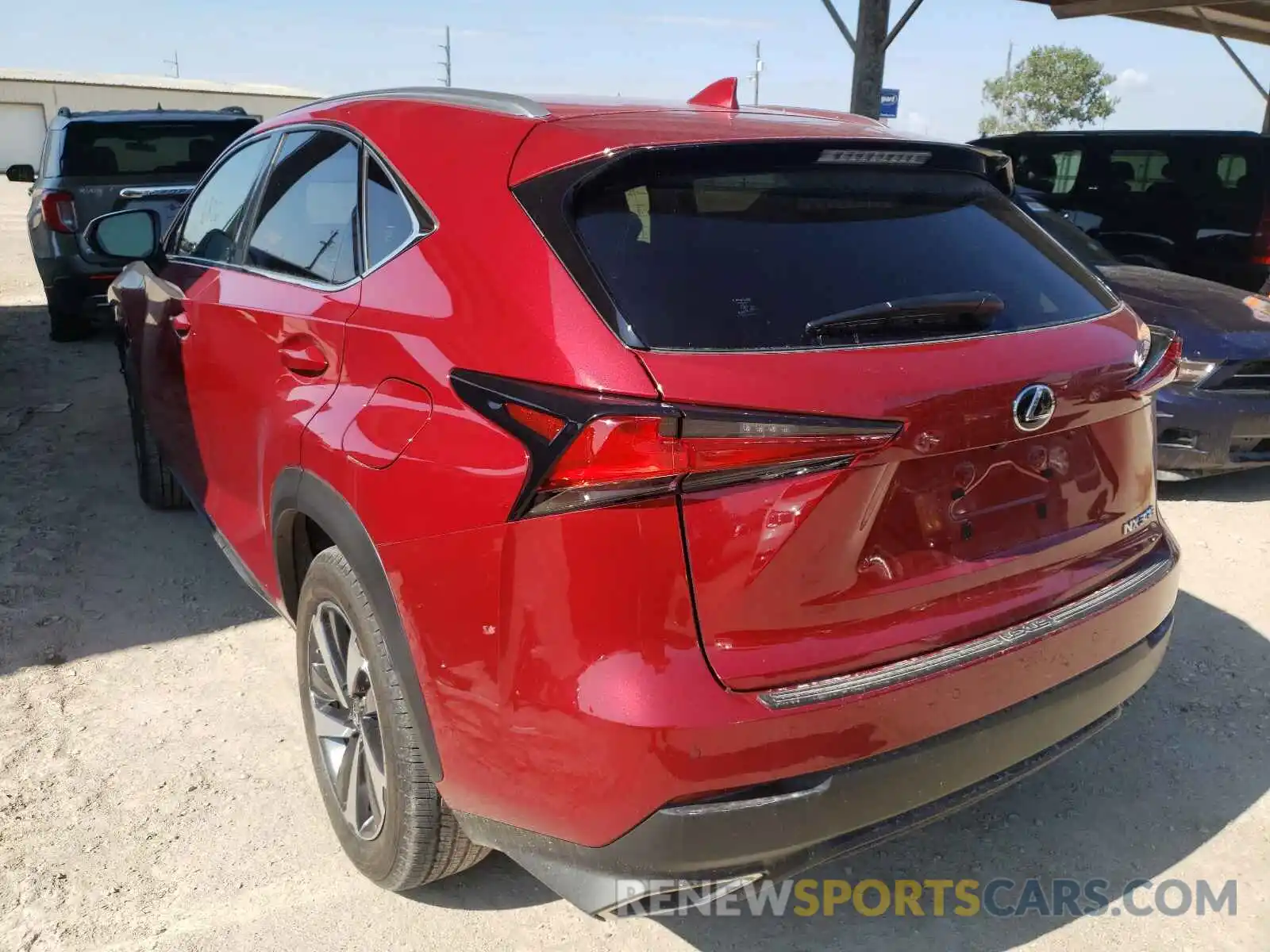 3 Photograph of a damaged car JTJYARBZ2K2134867 LEXUS NX 2019