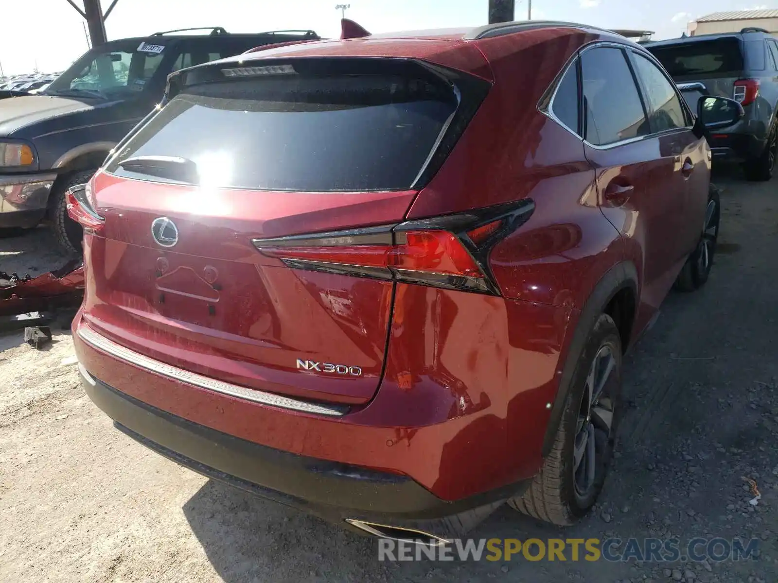 4 Photograph of a damaged car JTJYARBZ2K2134867 LEXUS NX 2019