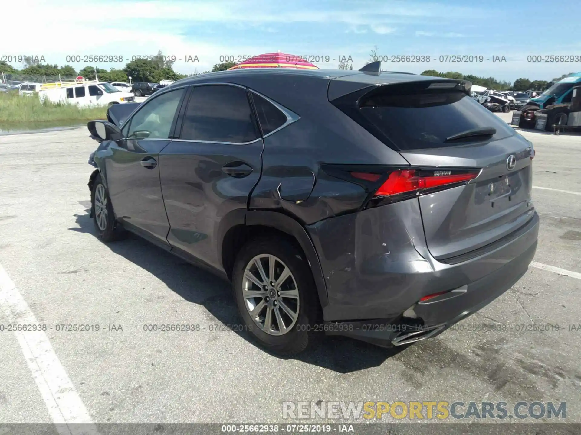 3 Photograph of a damaged car JTJYARBZ2K2135503 LEXUS NX 2019