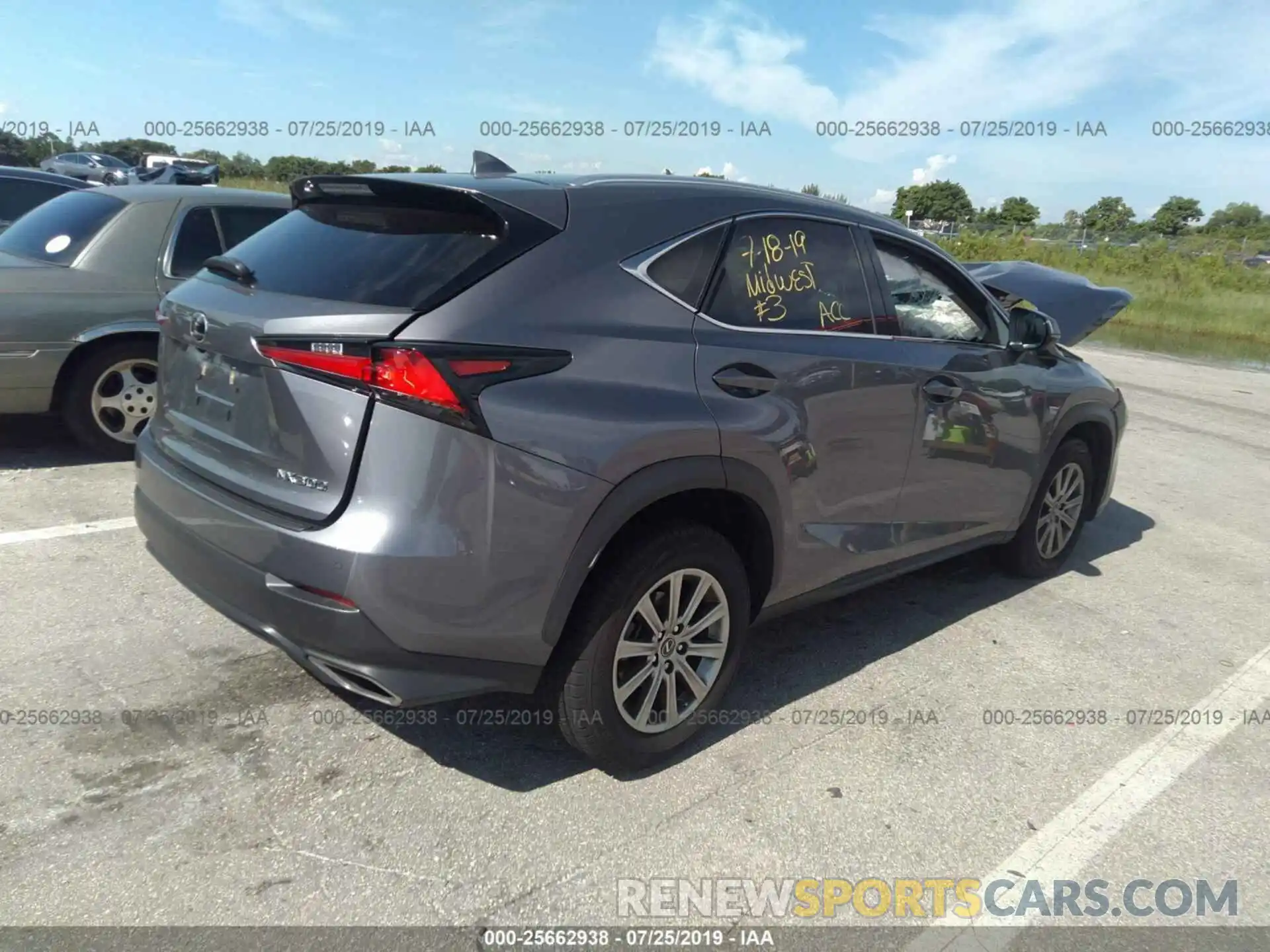 4 Photograph of a damaged car JTJYARBZ2K2135503 LEXUS NX 2019