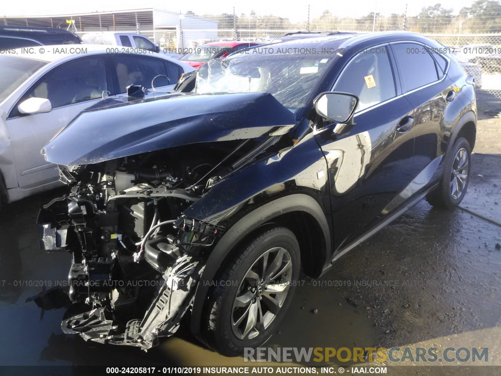 2 Фотография поврежденного автомобиля JTJYARBZ2K2136716 LEXUS NX 2019