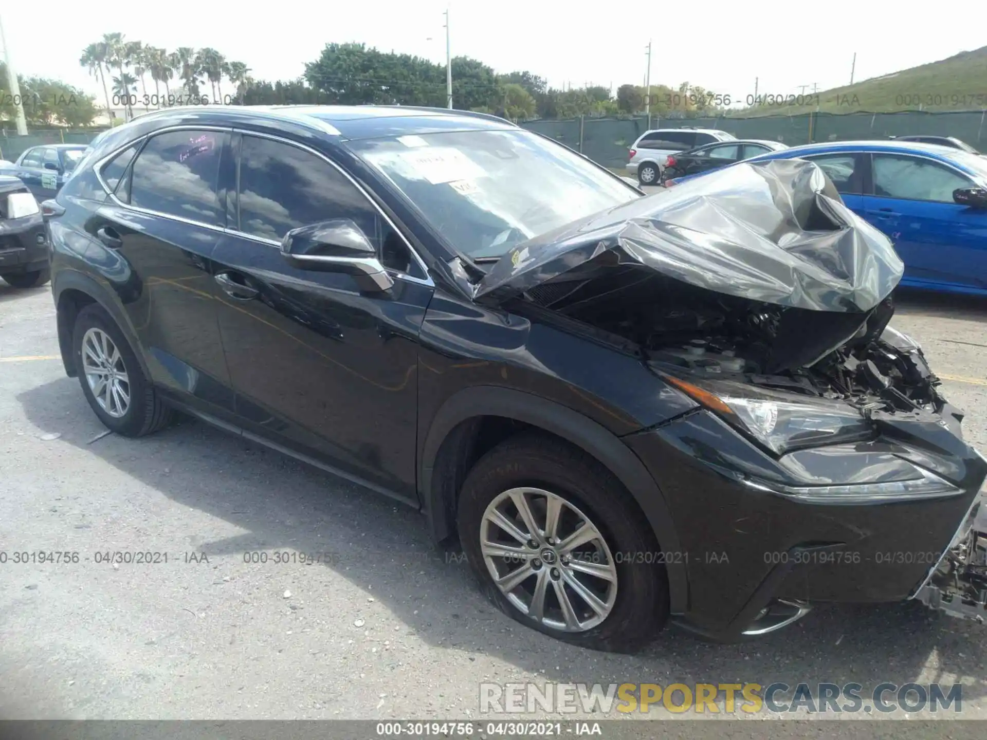 1 Photograph of a damaged car JTJYARBZ2K2138823 LEXUS NX 2019