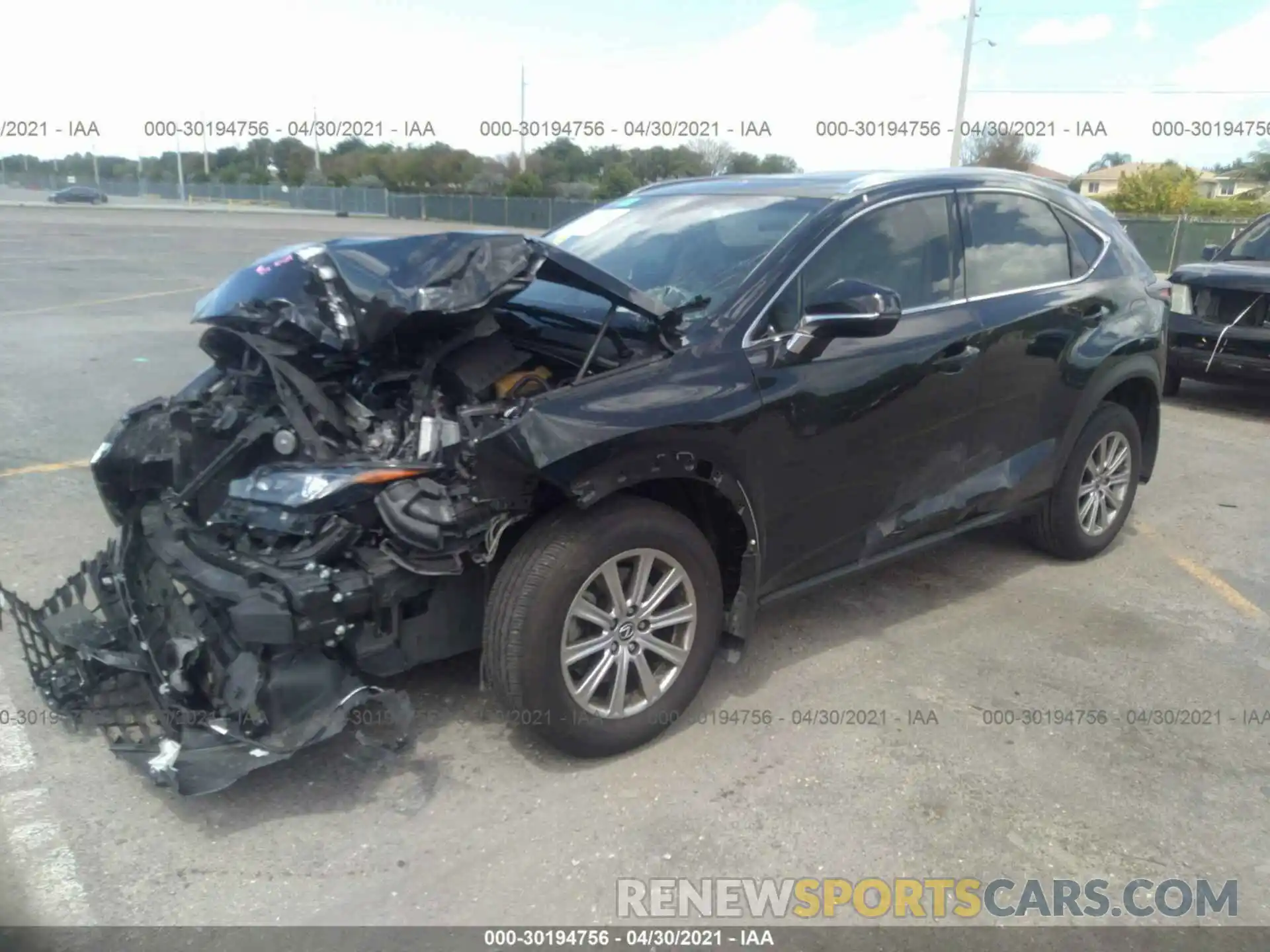 2 Photograph of a damaged car JTJYARBZ2K2138823 LEXUS NX 2019