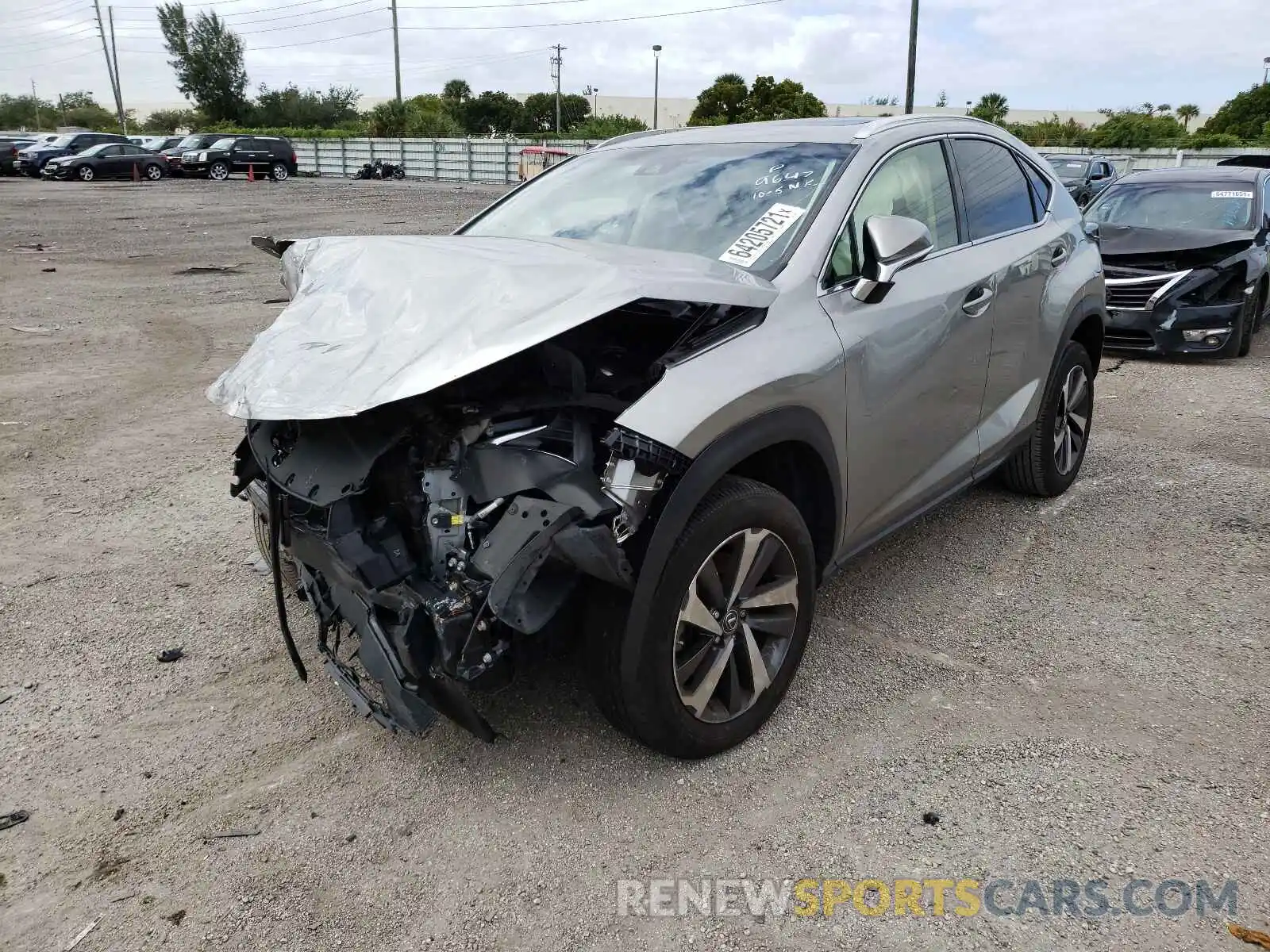 2 Photograph of a damaged car JTJYARBZ2K2139647 LEXUS NX 2019