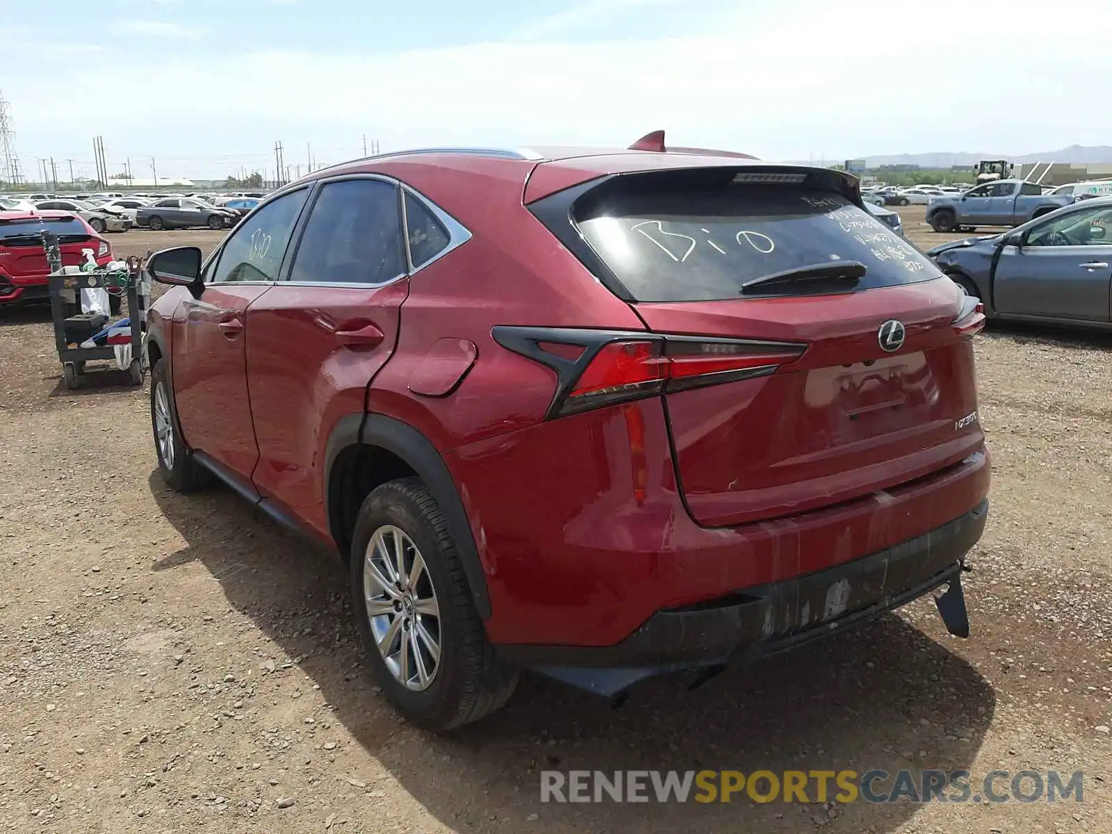 3 Photograph of a damaged car JTJYARBZ2K2140233 LEXUS NX 2019