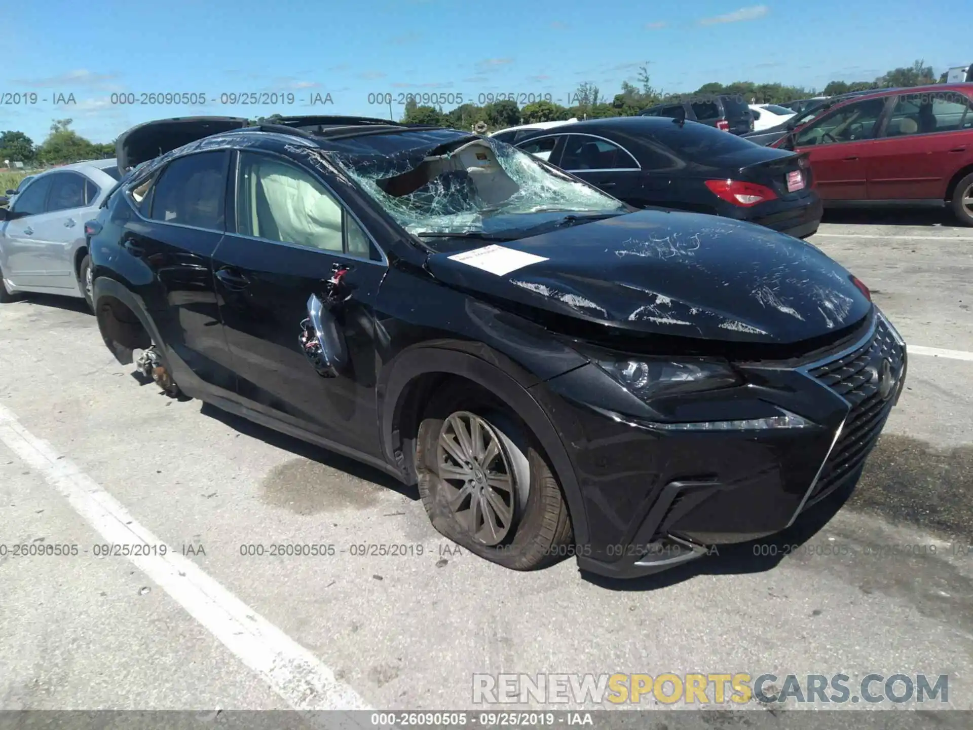 1 Photograph of a damaged car JTJYARBZ2K2141737 LEXUS NX 2019