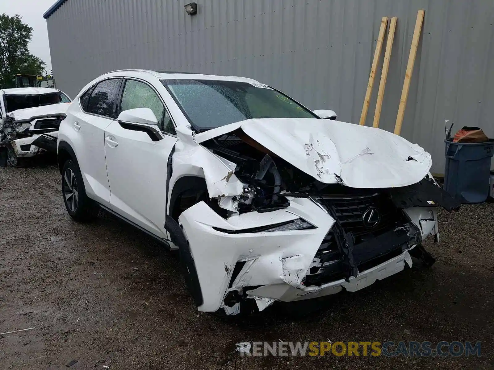 1 Photograph of a damaged car JTJYARBZ2K2143181 LEXUS NX 2019