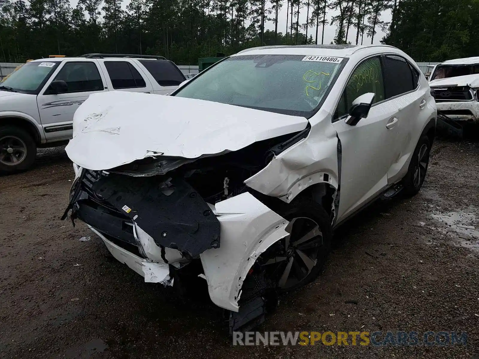 2 Photograph of a damaged car JTJYARBZ2K2143181 LEXUS NX 2019