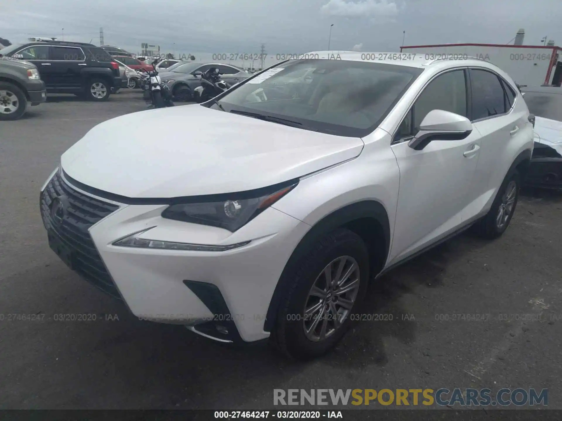 2 Фотография поврежденного автомобиля JTJYARBZ2K2146386 LEXUS NX 2019