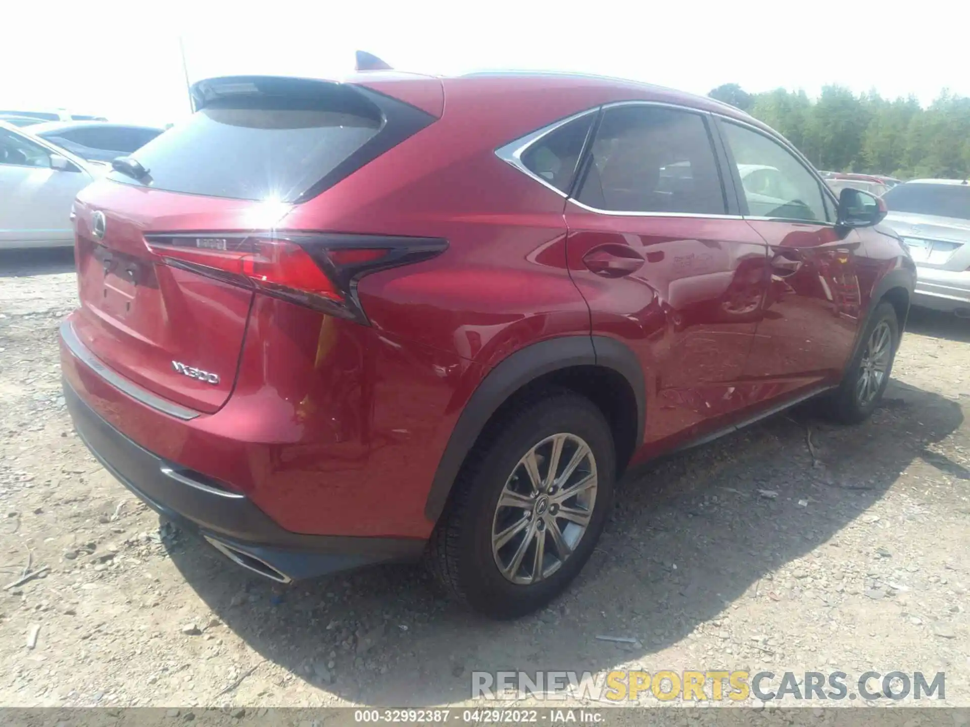 2 Фотография поврежденного автомобиля JTJYARBZ2K2149109 LEXUS NX 2019