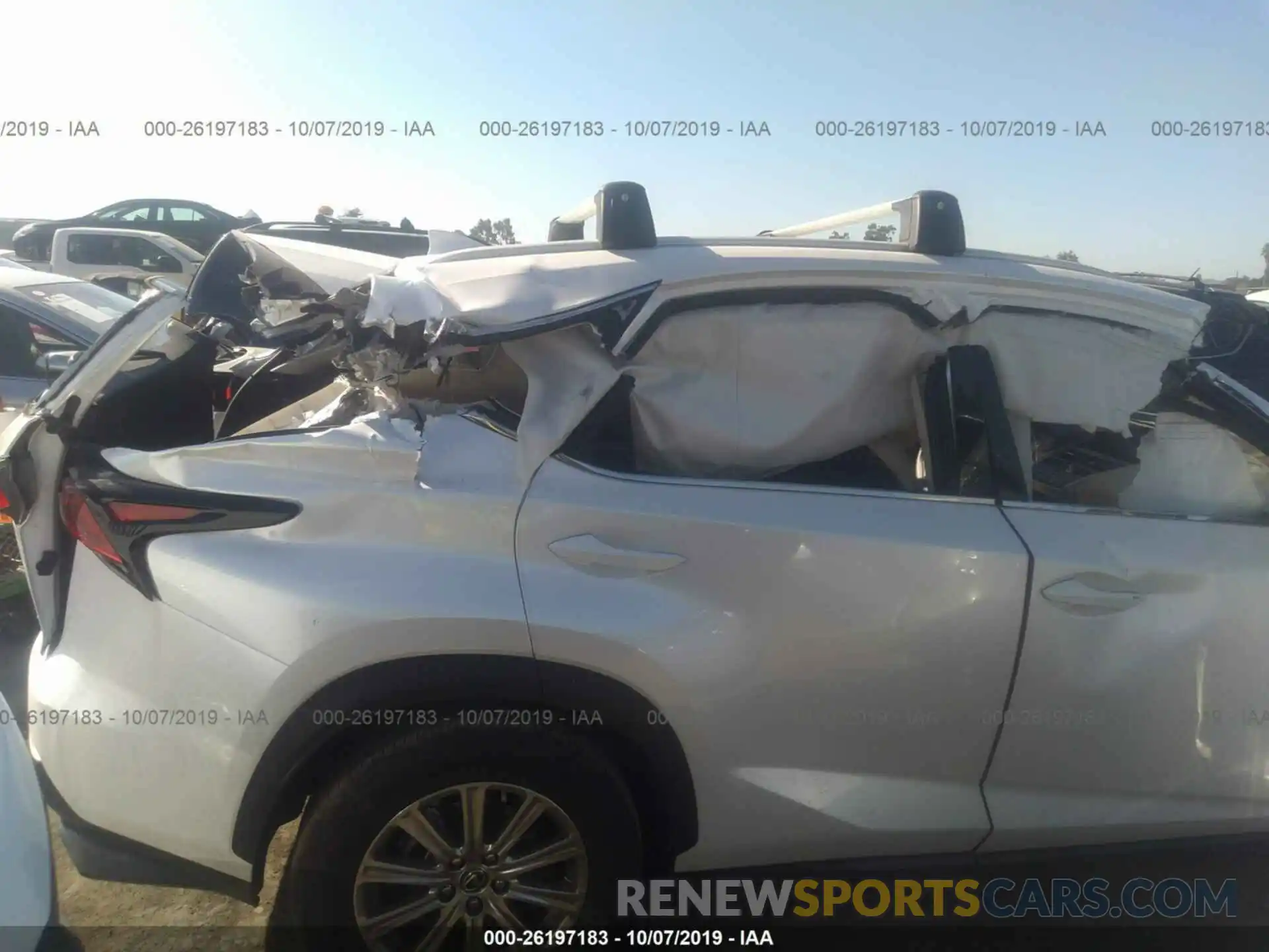 6 Фотография поврежденного автомобиля JTJYARBZ2K2150440 LEXUS NX 2019