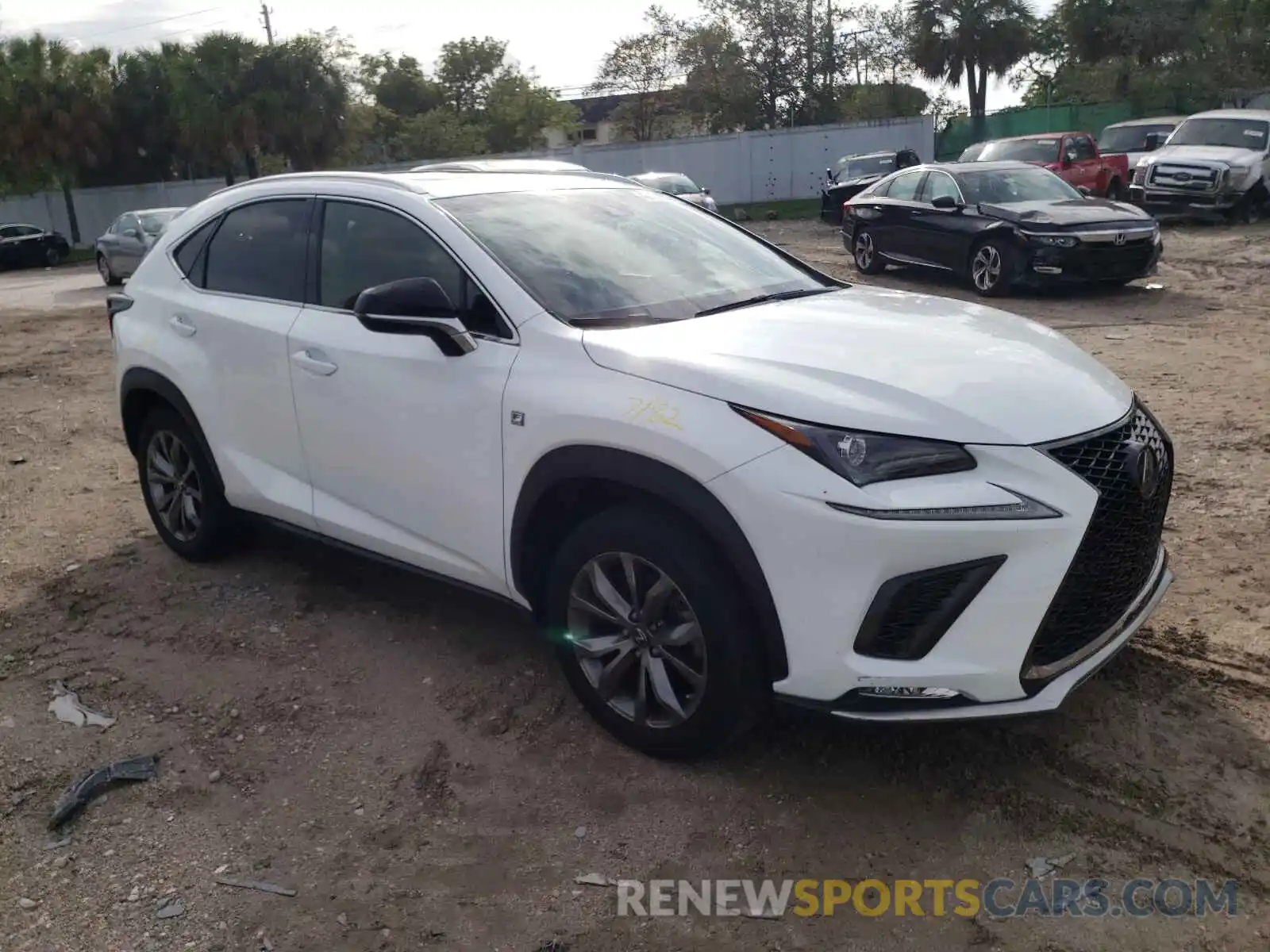 1 Photograph of a damaged car JTJYARBZ2K2155573 LEXUS NX 2019