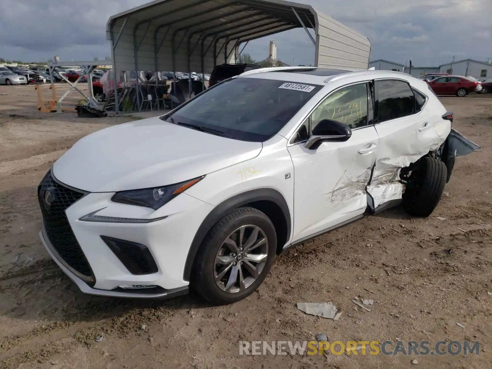 2 Photograph of a damaged car JTJYARBZ2K2155573 LEXUS NX 2019