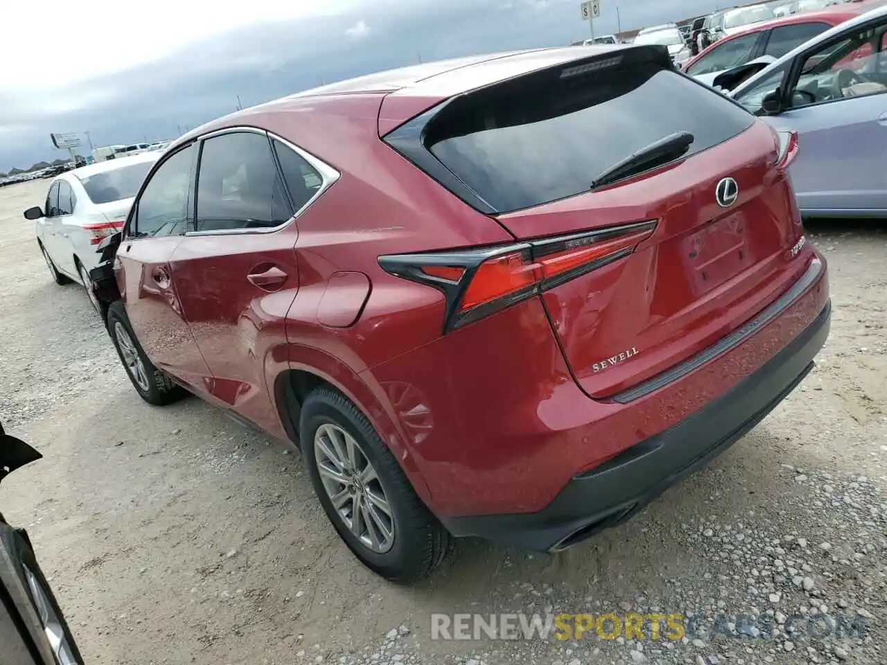 2 Photograph of a damaged car JTJYARBZ2K2155606 LEXUS NX 2019