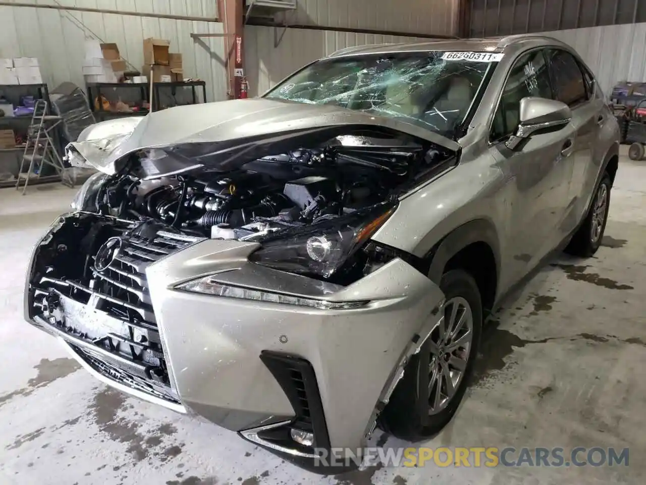 2 Фотография поврежденного автомобиля JTJYARBZ2K2156206 LEXUS NX 2019