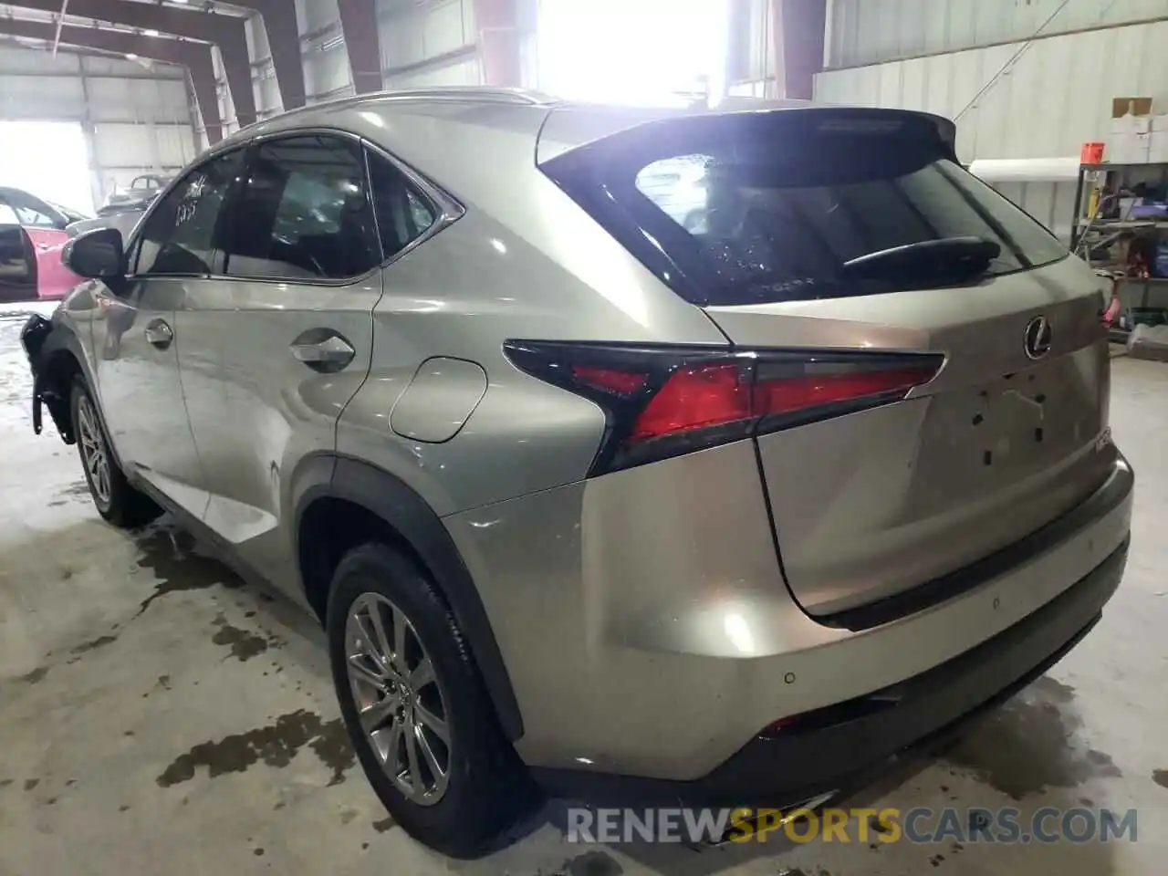 3 Фотография поврежденного автомобиля JTJYARBZ2K2156206 LEXUS NX 2019