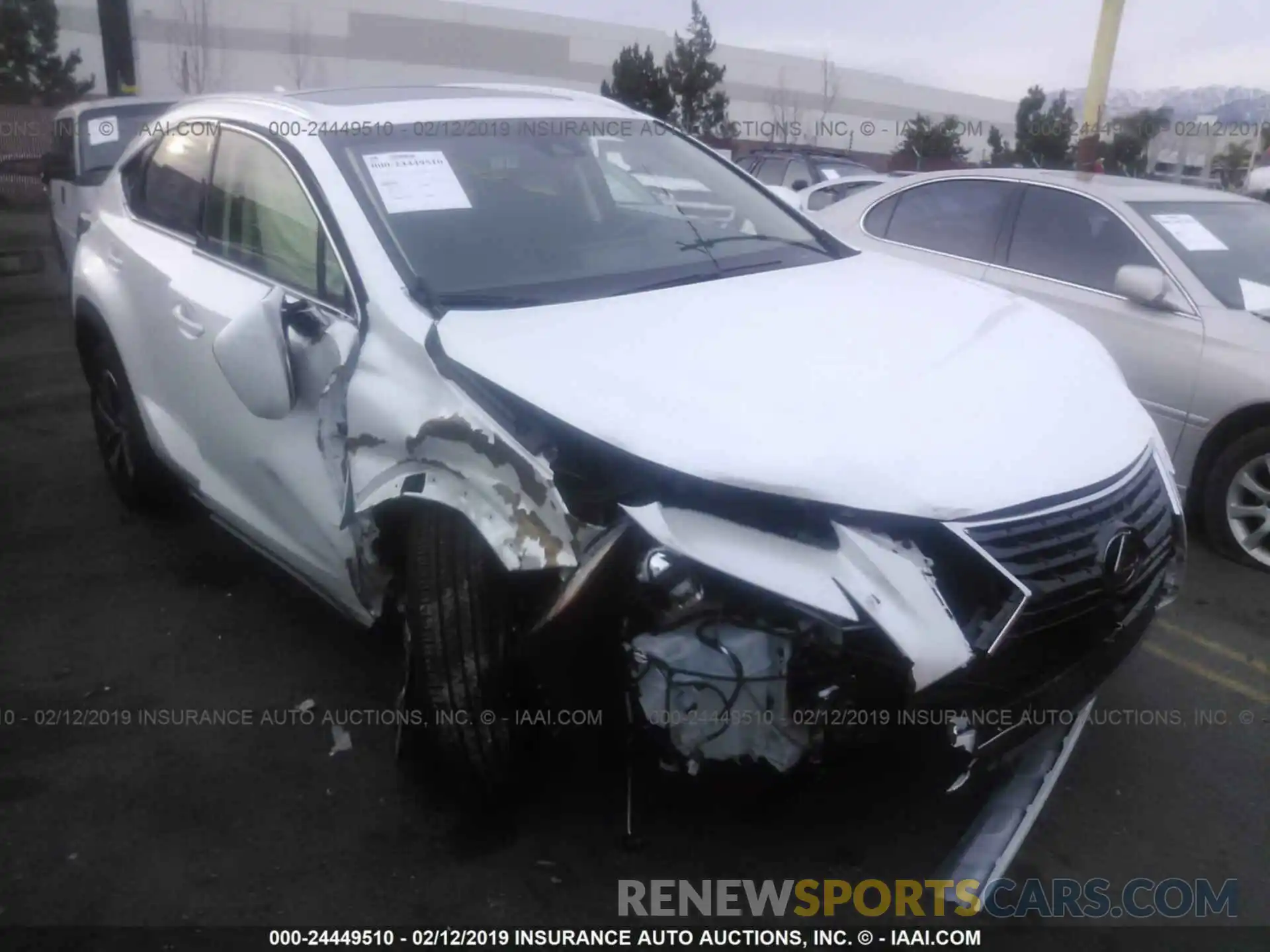 1 Photograph of a damaged car JTJYARBZ3K2117558 LEXUS NX 2019