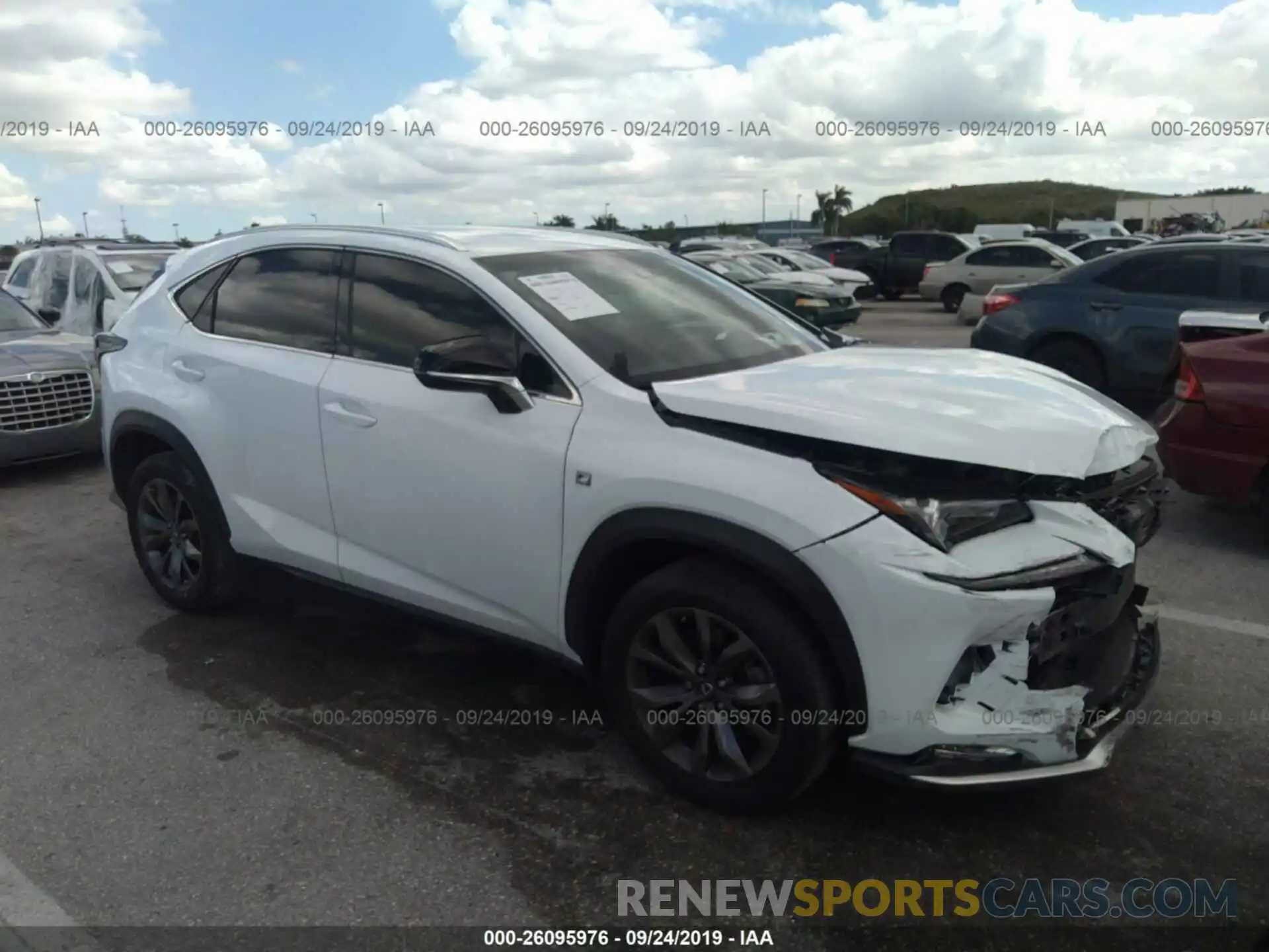 1 Photograph of a damaged car JTJYARBZ3K2118659 LEXUS NX 2019