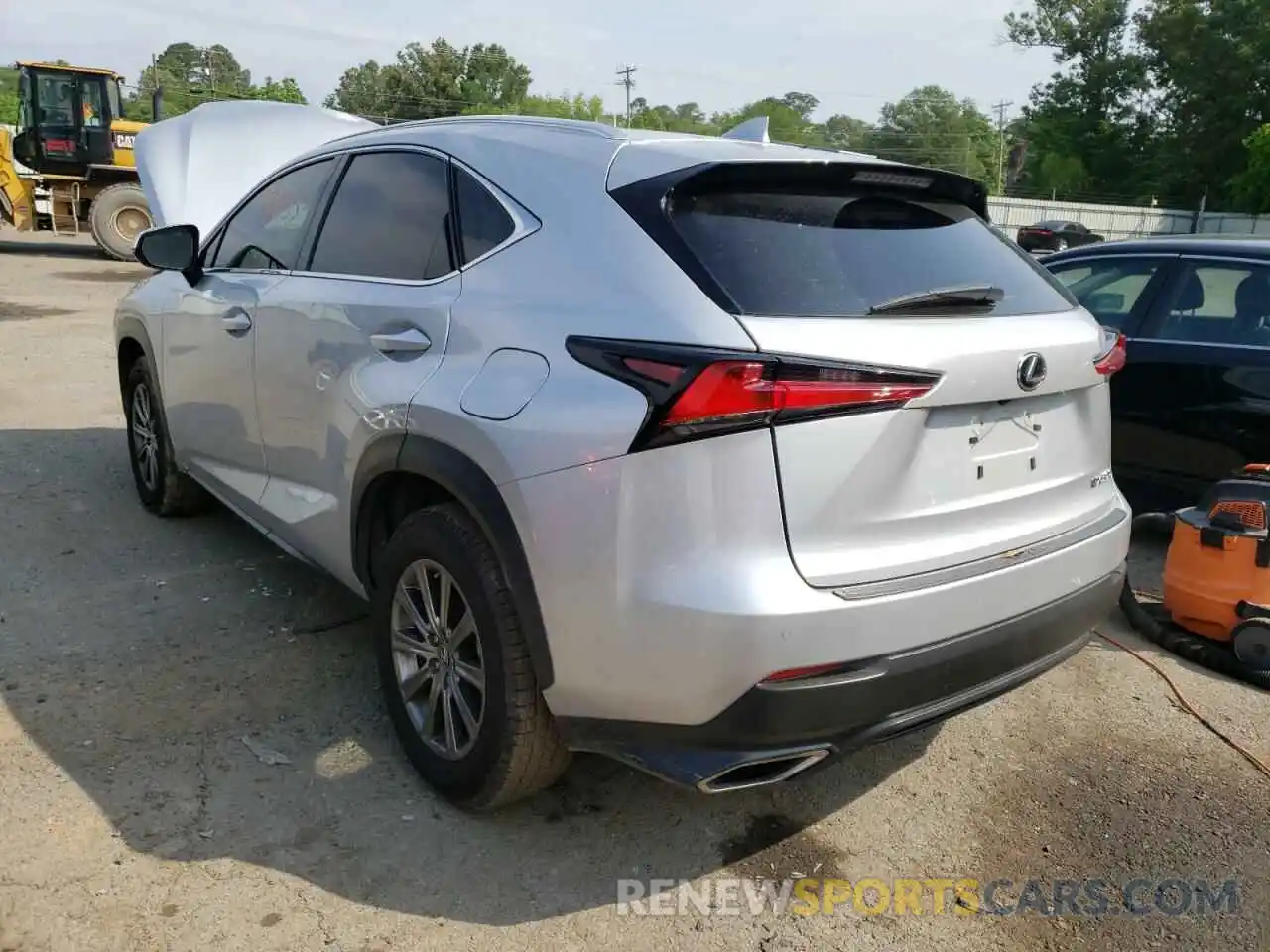 3 Фотография поврежденного автомобиля JTJYARBZ3K2119701 LEXUS NX 2019