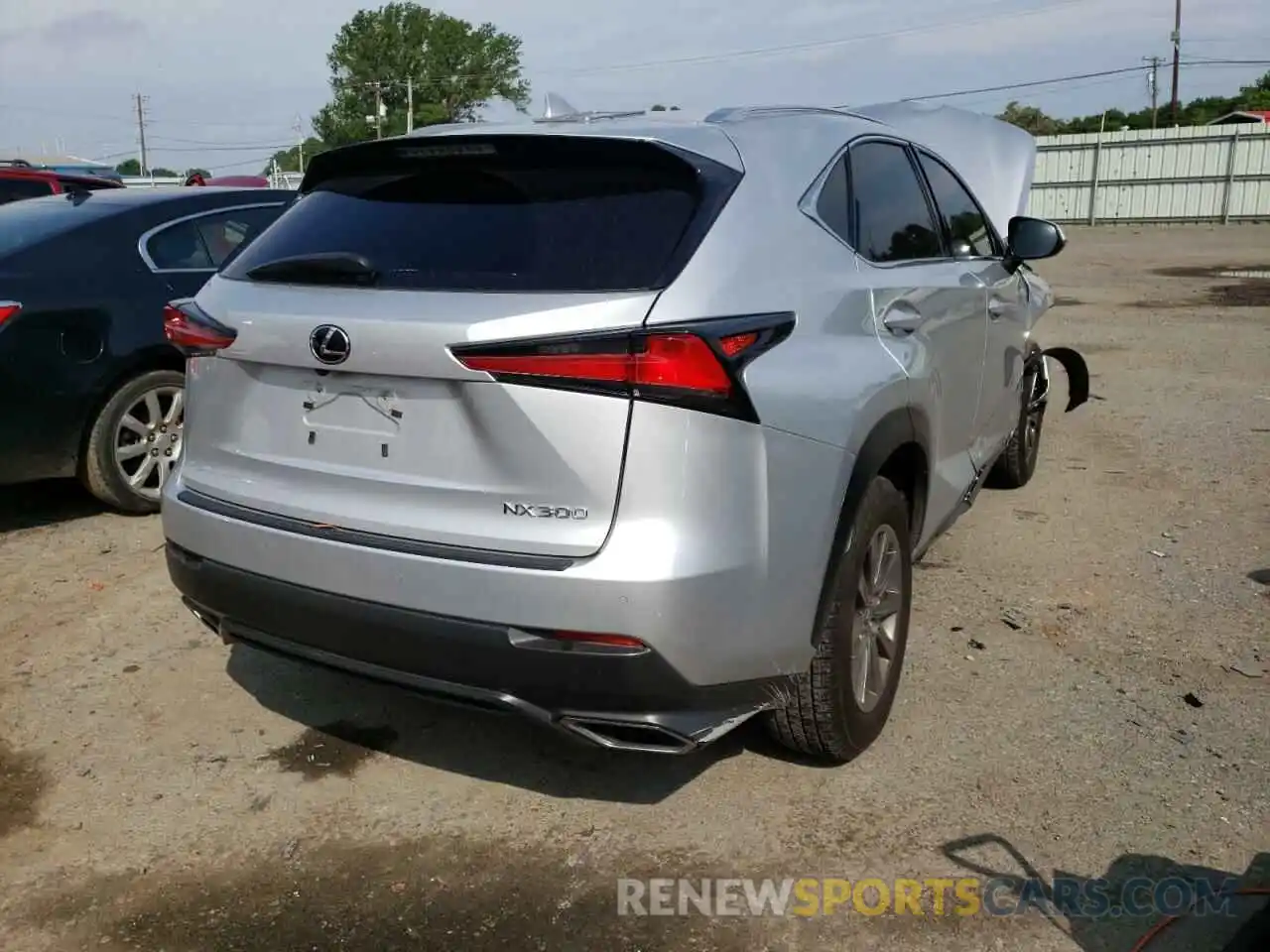 4 Фотография поврежденного автомобиля JTJYARBZ3K2119701 LEXUS NX 2019