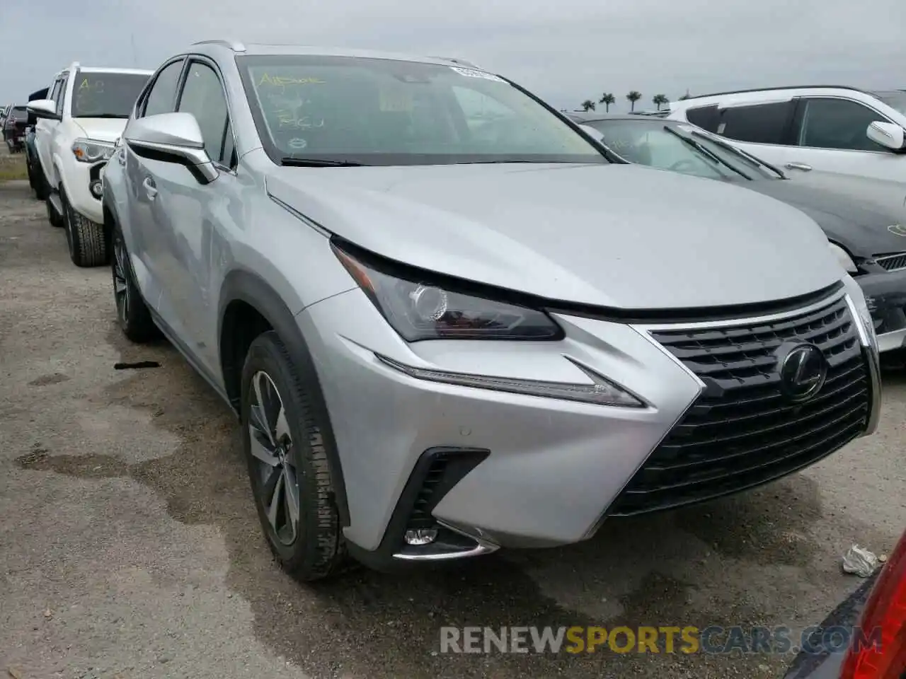 1 Photograph of a damaged car JTJYARBZ3K2122856 LEXUS NX 2019