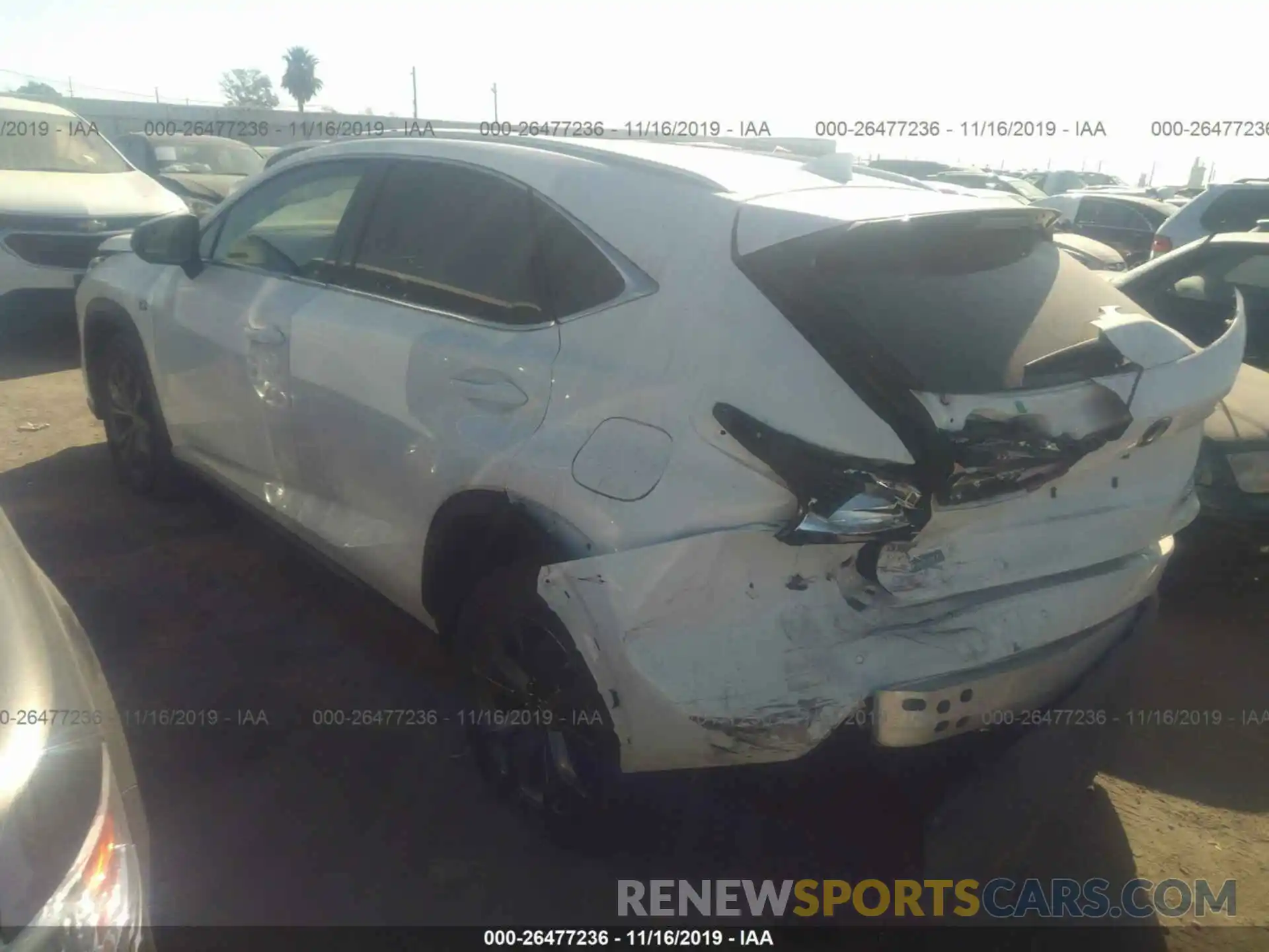 3 Photograph of a damaged car JTJYARBZ3K2123893 LEXUS NX 2019