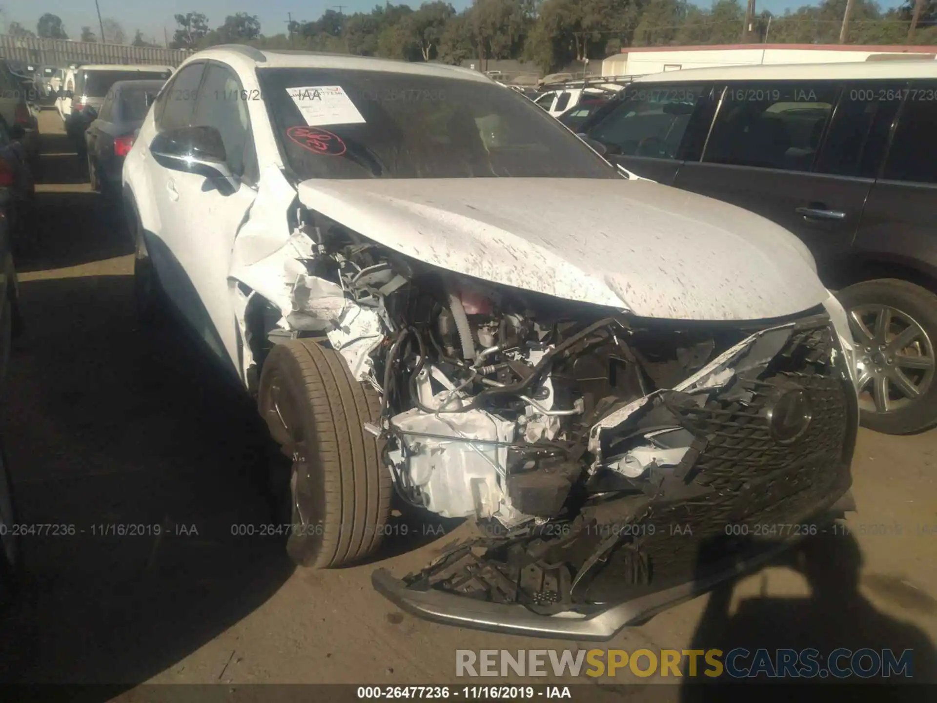 6 Photograph of a damaged car JTJYARBZ3K2123893 LEXUS NX 2019