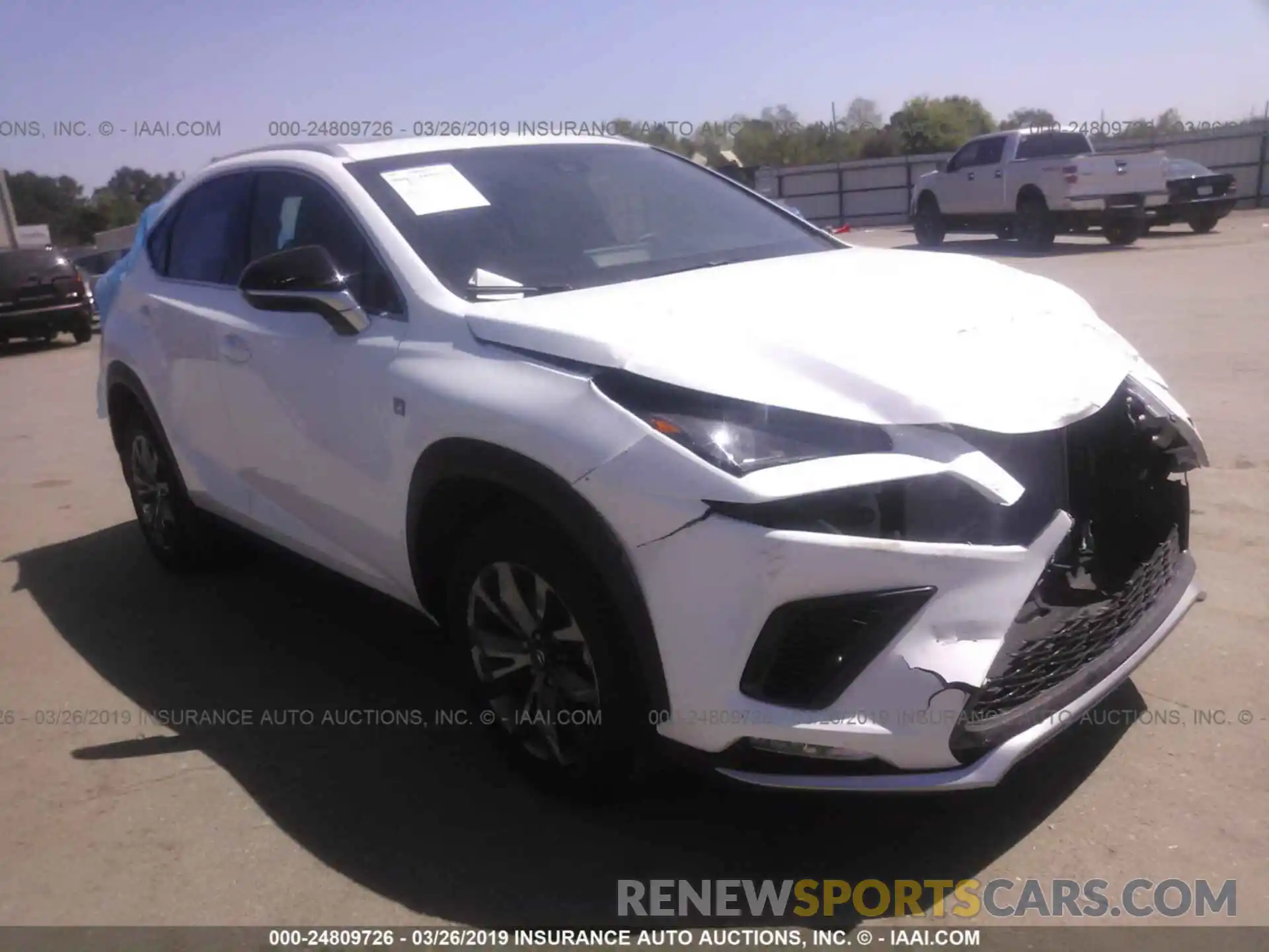 1 Photograph of a damaged car JTJYARBZ3K2123960 LEXUS NX 2019