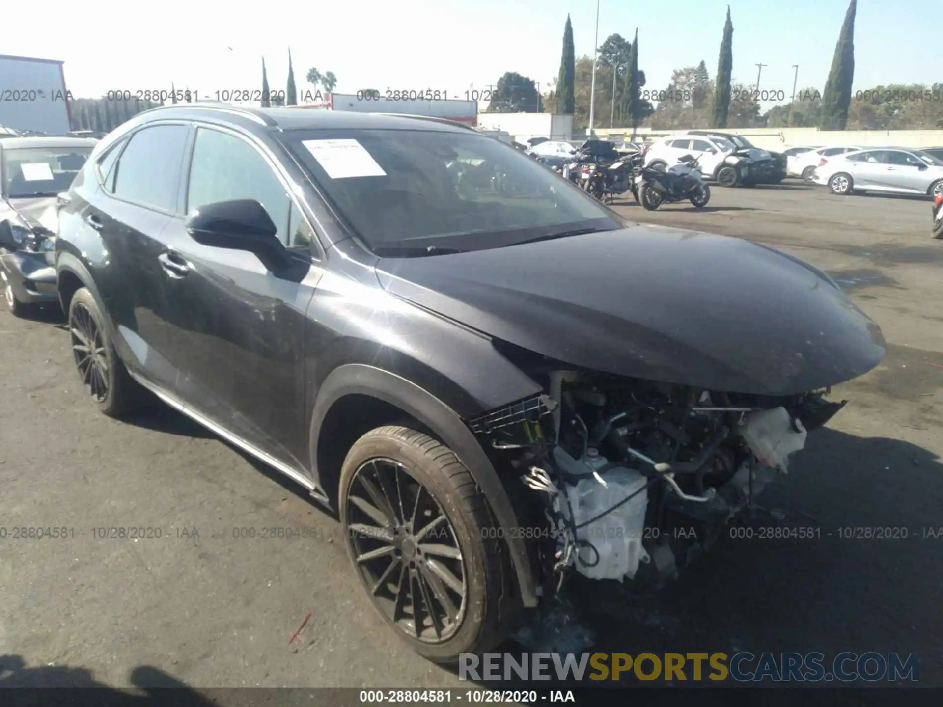 1 Photograph of a damaged car JTJYARBZ3K2124073 LEXUS NX 2019