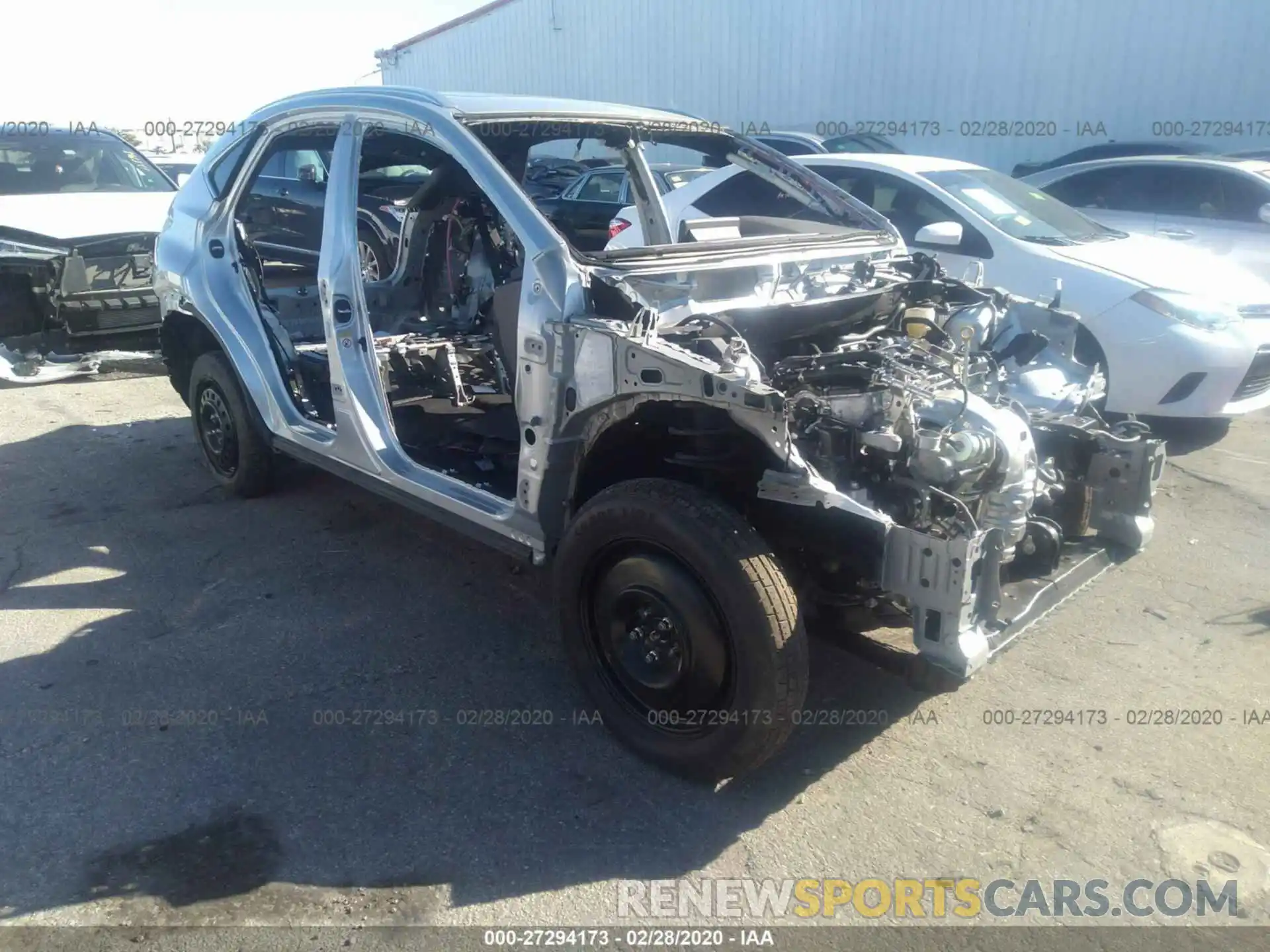 1 Photograph of a damaged car JTJYARBZ3K2125174 LEXUS NX 2019