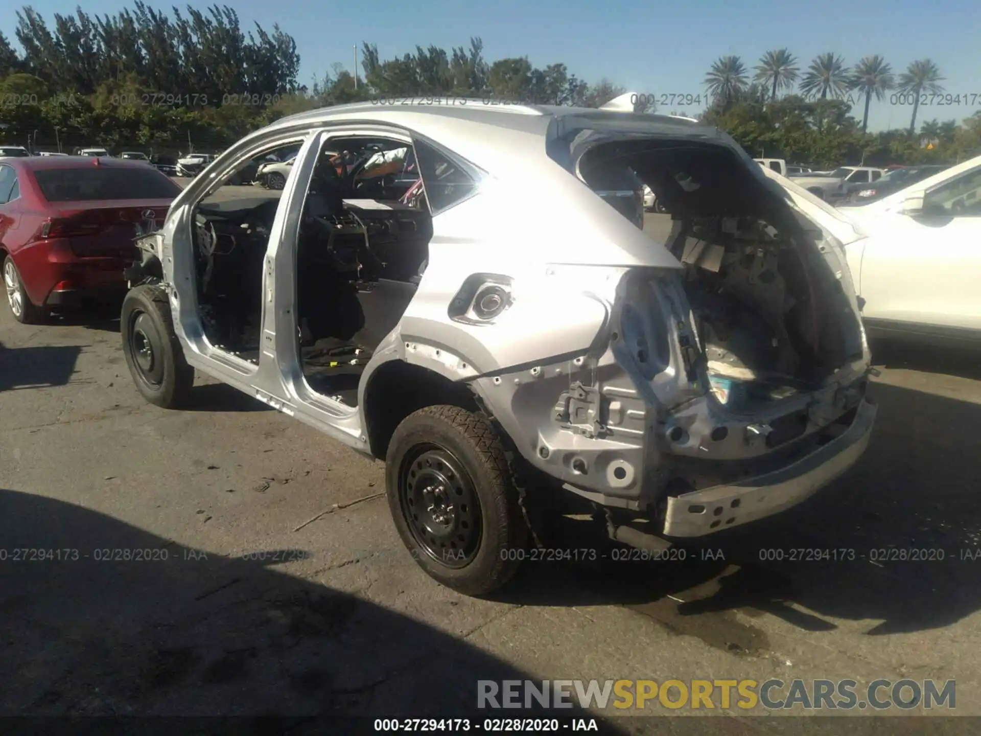 3 Photograph of a damaged car JTJYARBZ3K2125174 LEXUS NX 2019