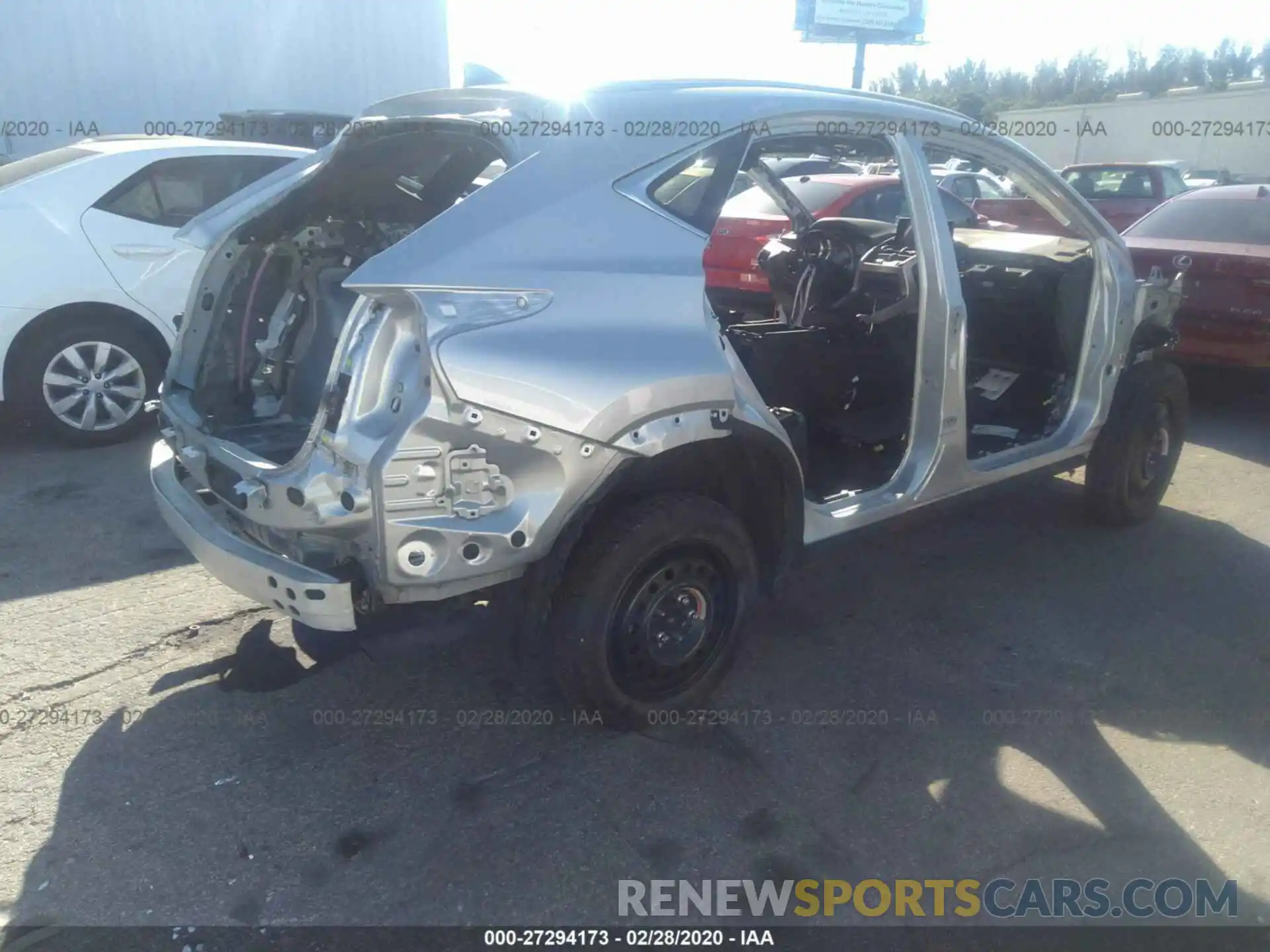 4 Photograph of a damaged car JTJYARBZ3K2125174 LEXUS NX 2019