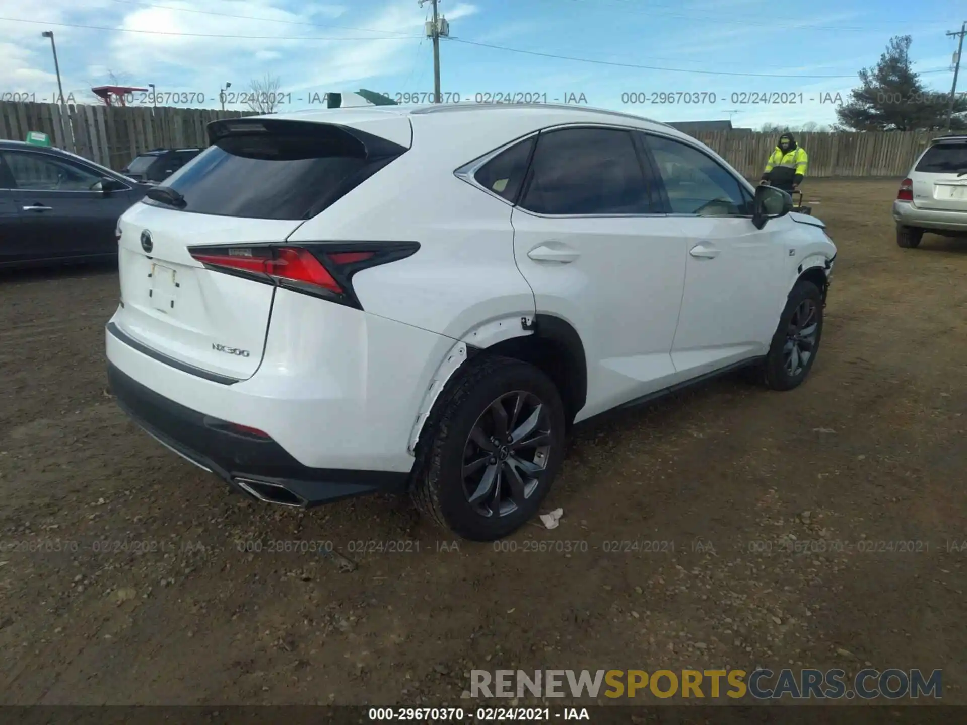 4 Фотография поврежденного автомобиля JTJYARBZ3K2126292 LEXUS NX 2019