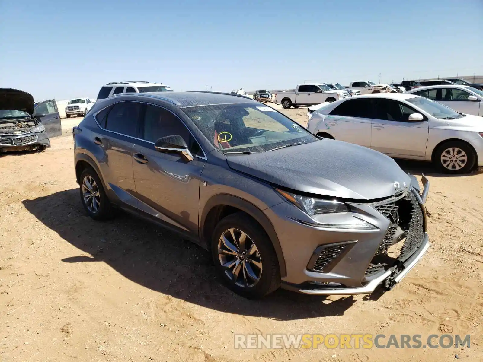 1 Photograph of a damaged car JTJYARBZ3K2126812 LEXUS NX 2019