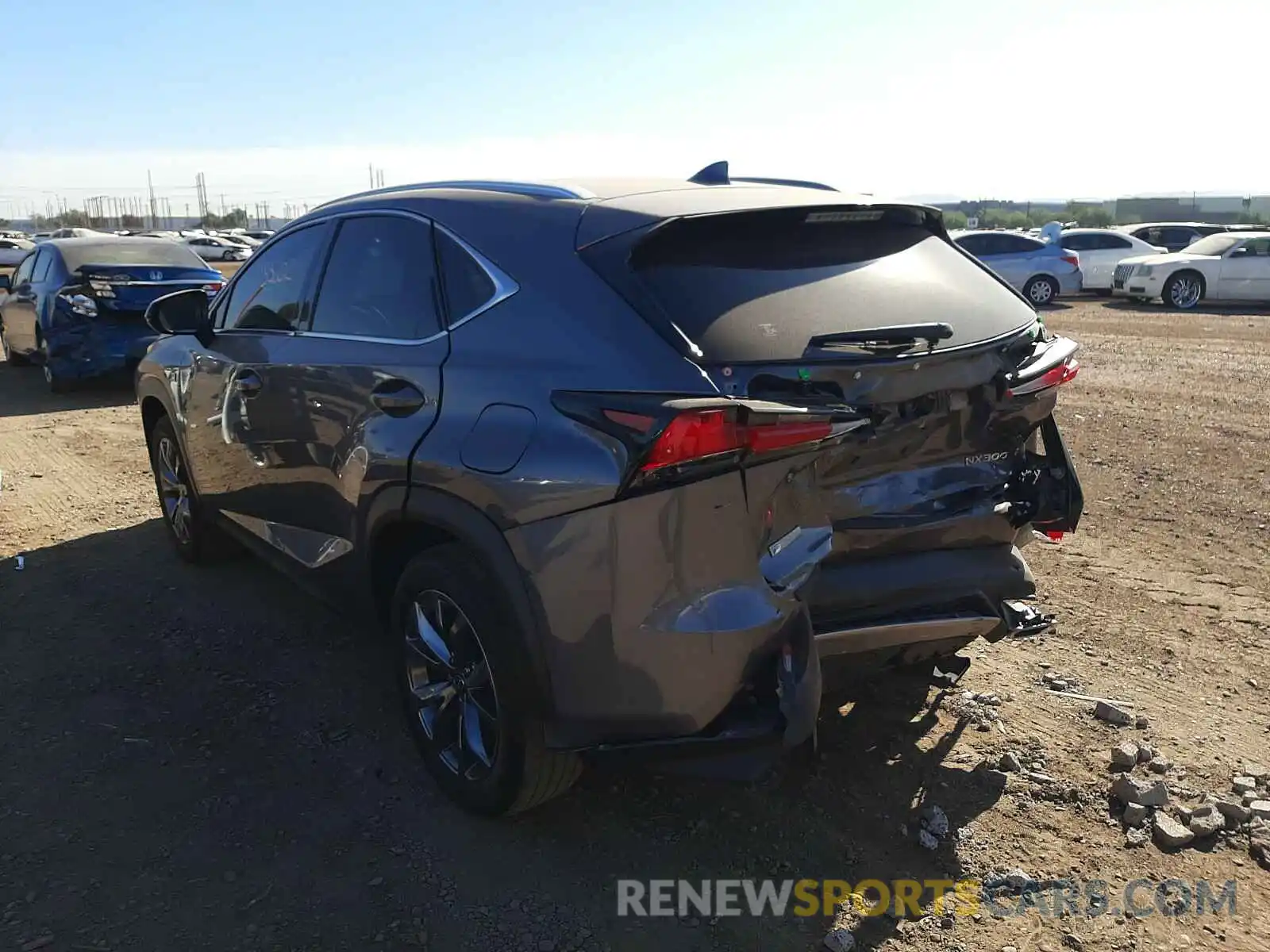 3 Photograph of a damaged car JTJYARBZ3K2128883 LEXUS NX 2019