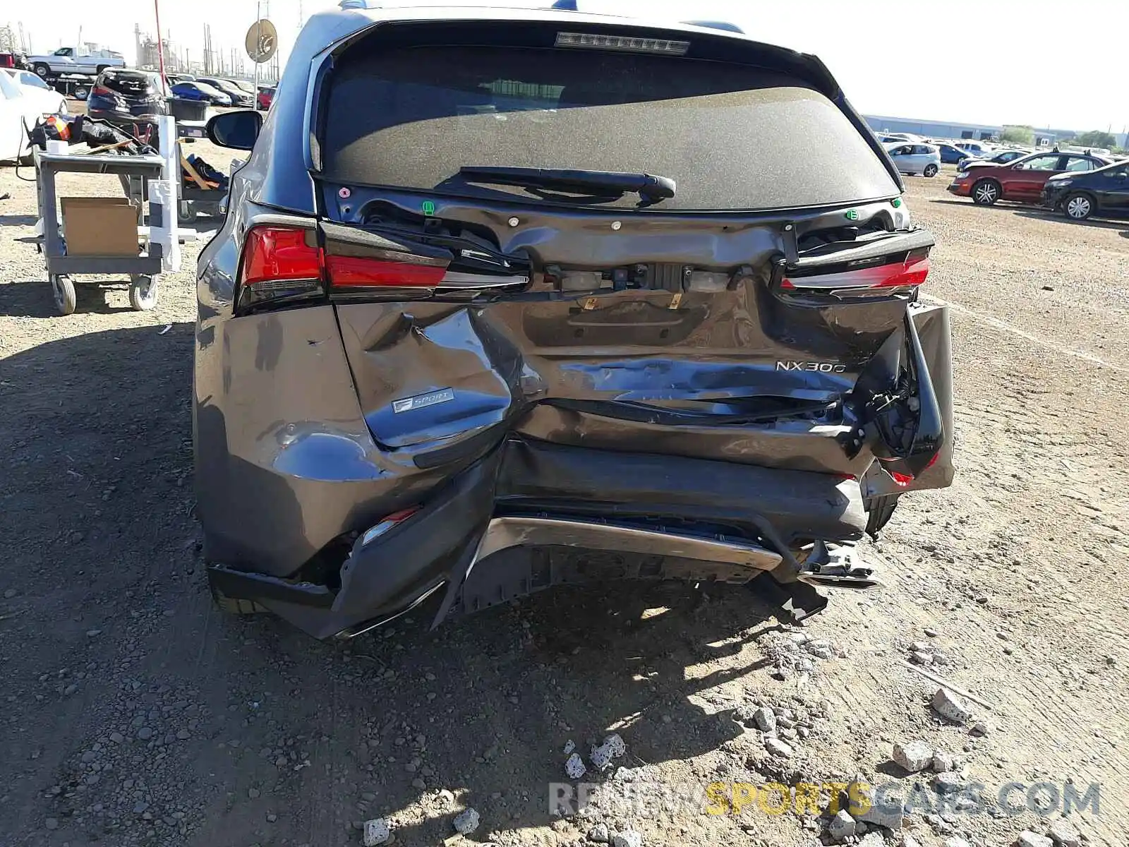 9 Фотография поврежденного автомобиля JTJYARBZ3K2128883 LEXUS NX 2019